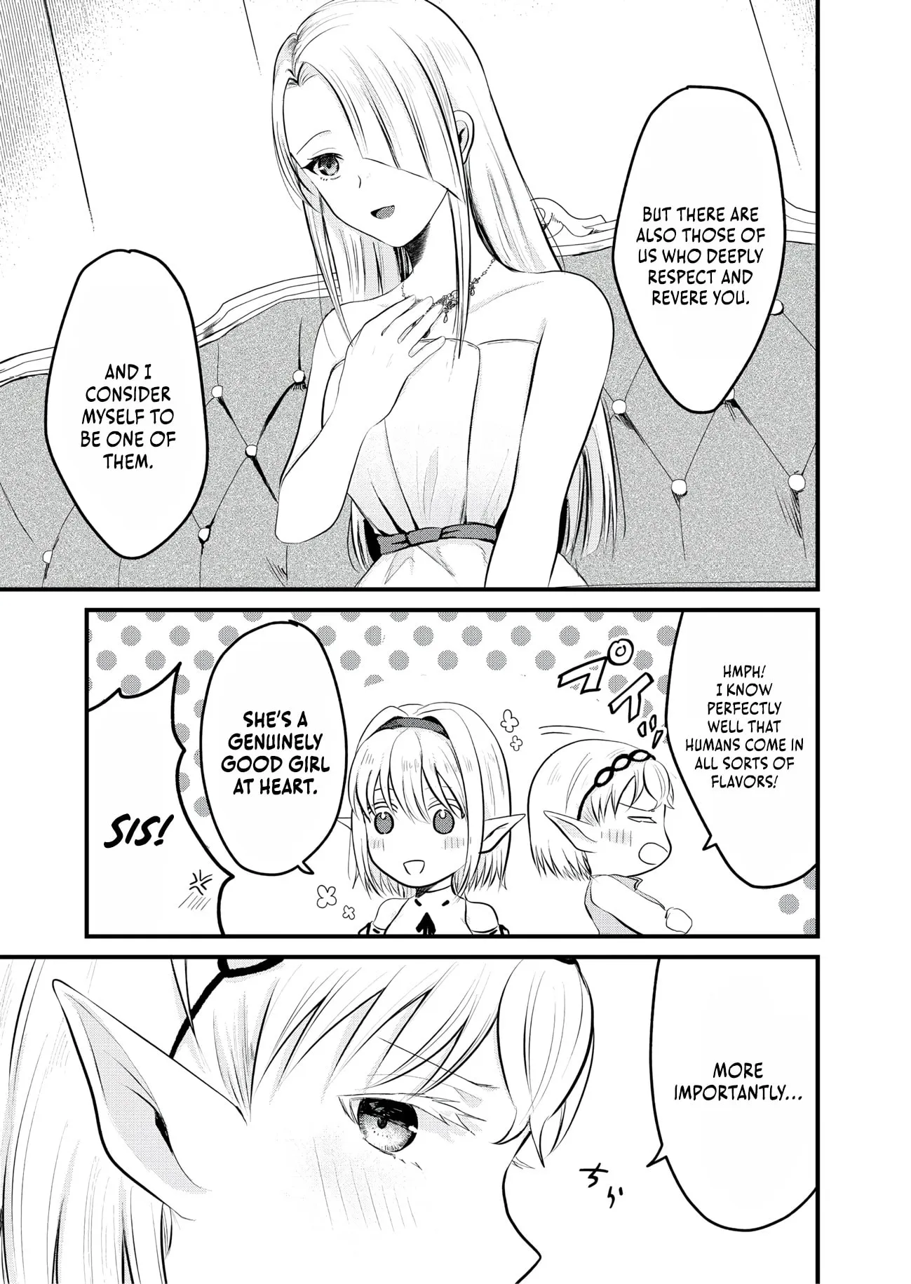 "Sono Hen no Kusa demo Kuttoke" to Tsuihou Sareta Munou Skill [Shokubutsugui] Mochi Tenseisha, Elf no Sato de Maboroshi no Shokubutsu o Tabete Musou Suru Chapter 23 page 8
