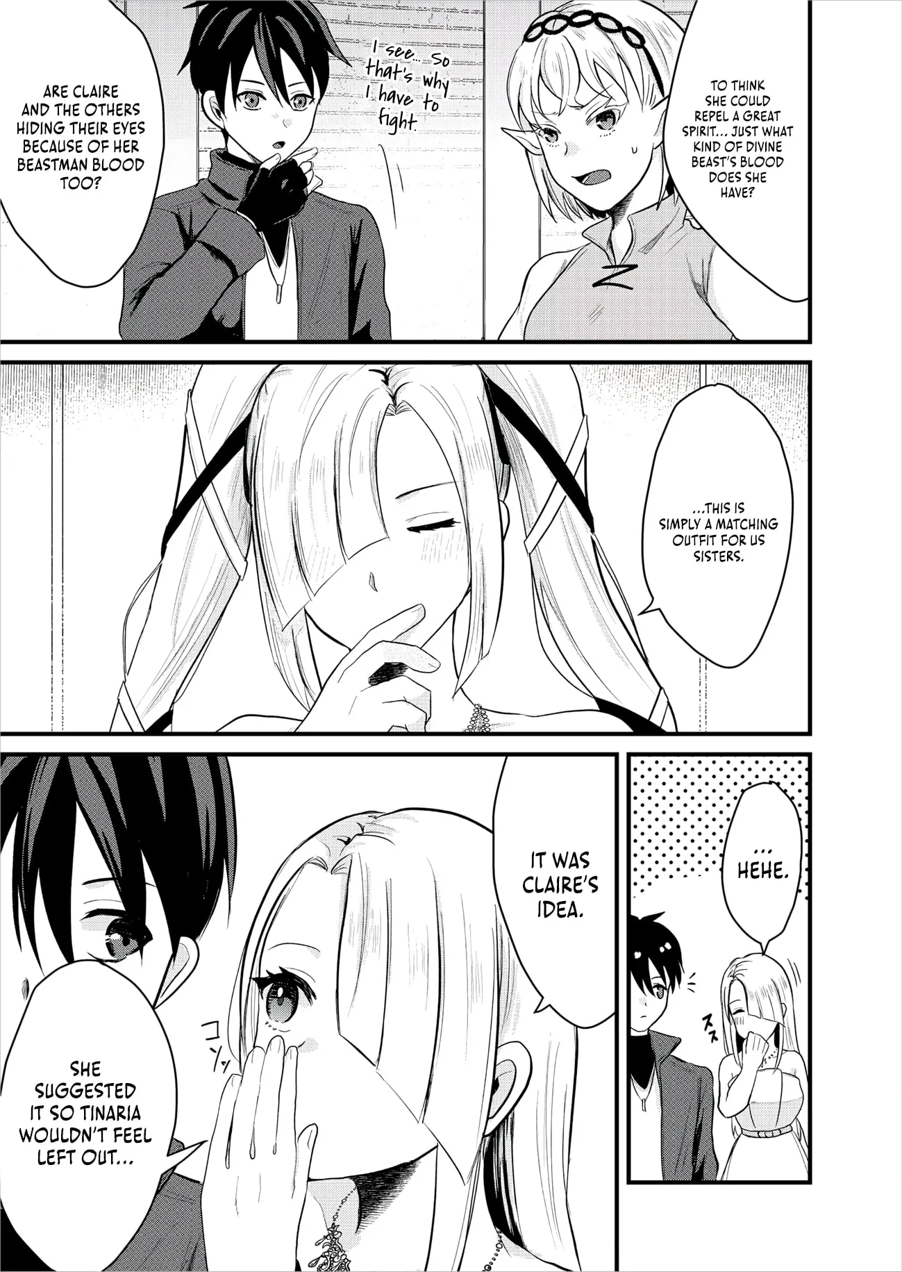 "Sono Hen no Kusa demo Kuttoke" to Tsuihou Sareta Munou Skill [Shokubutsugui] Mochi Tenseisha, Elf no Sato de Maboroshi no Shokubutsu o Tabete Musou Suru Chapter 26 page 11