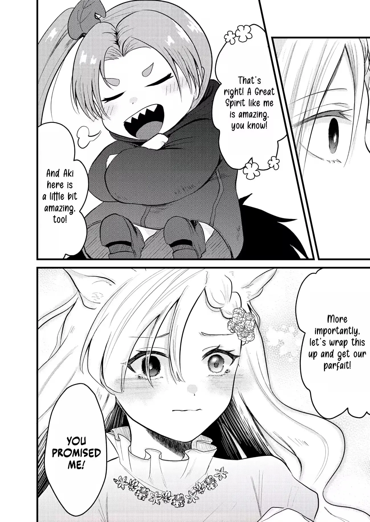 "Sono Hen no Kusa demo Kuttoke" to Tsuihou Sareta Munou Skill [Shokubutsugui] Mochi Tenseisha, Elf no Sato de Maboroshi no Shokubutsu o Tabete Musou Suru Chapter 27 page 20