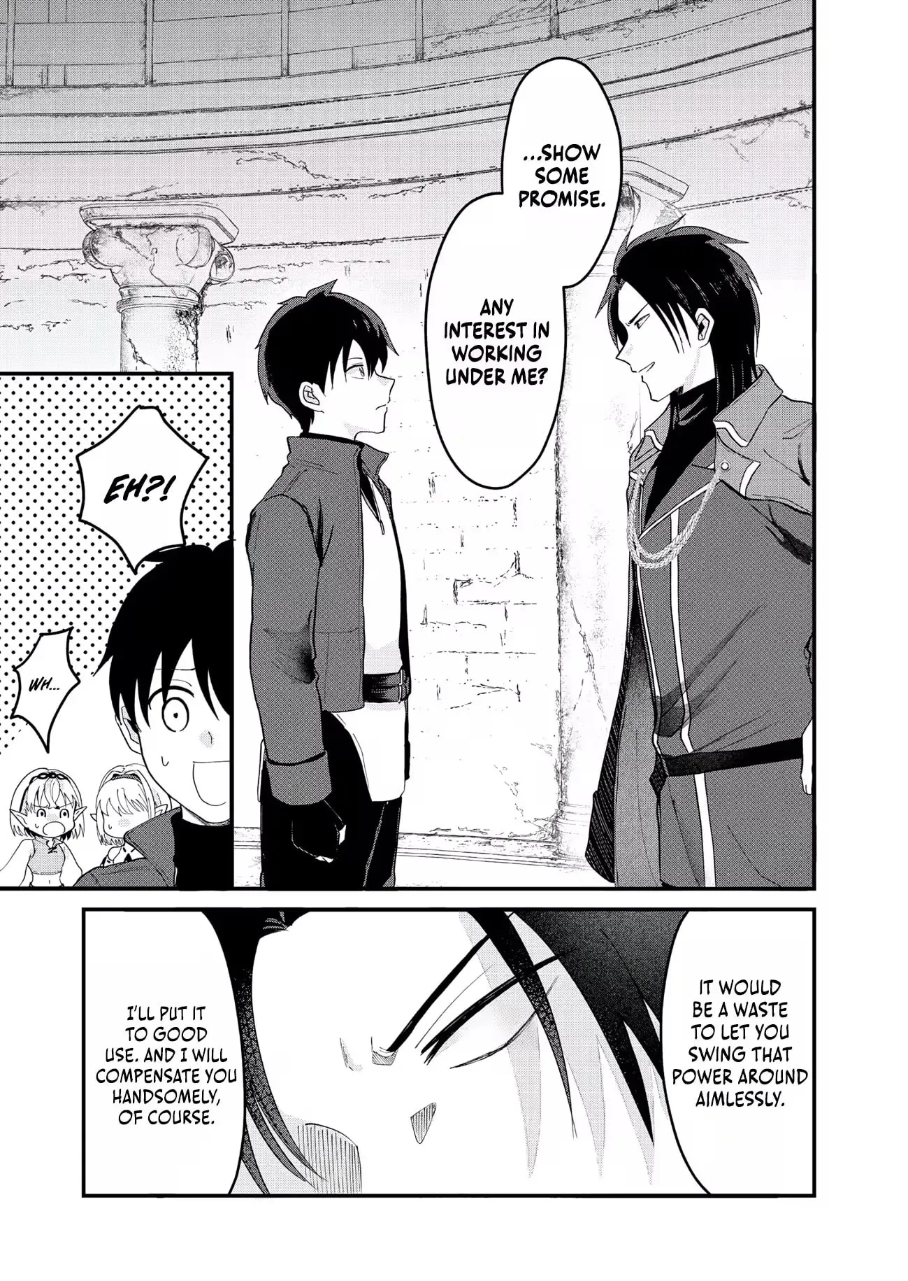 "Sono Hen no Kusa demo Kuttoke" to Tsuihou Sareta Munou Skill [Shokubutsugui] Mochi Tenseisha, Elf no Sato de Maboroshi no Shokubutsu o Tabete Musou Suru Chapter 28 page 21