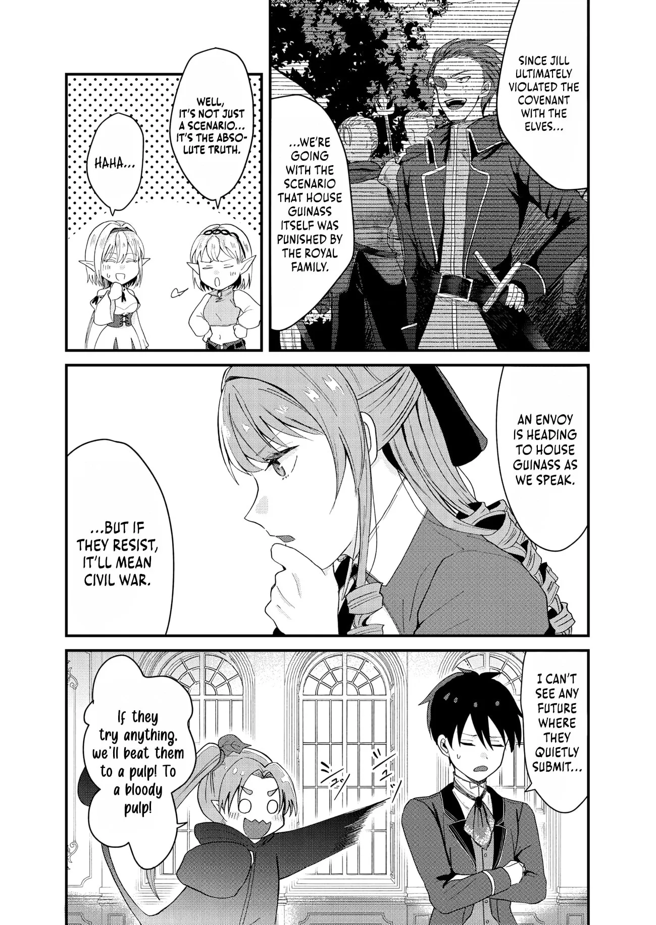 "Sono Hen no Kusa demo Kuttoke" to Tsuihou Sareta Munou Skill [Shokubutsugui] Mochi Tenseisha, Elf no Sato de Maboroshi no Shokubutsu o Tabete Musou Suru Chapter 29 page 13