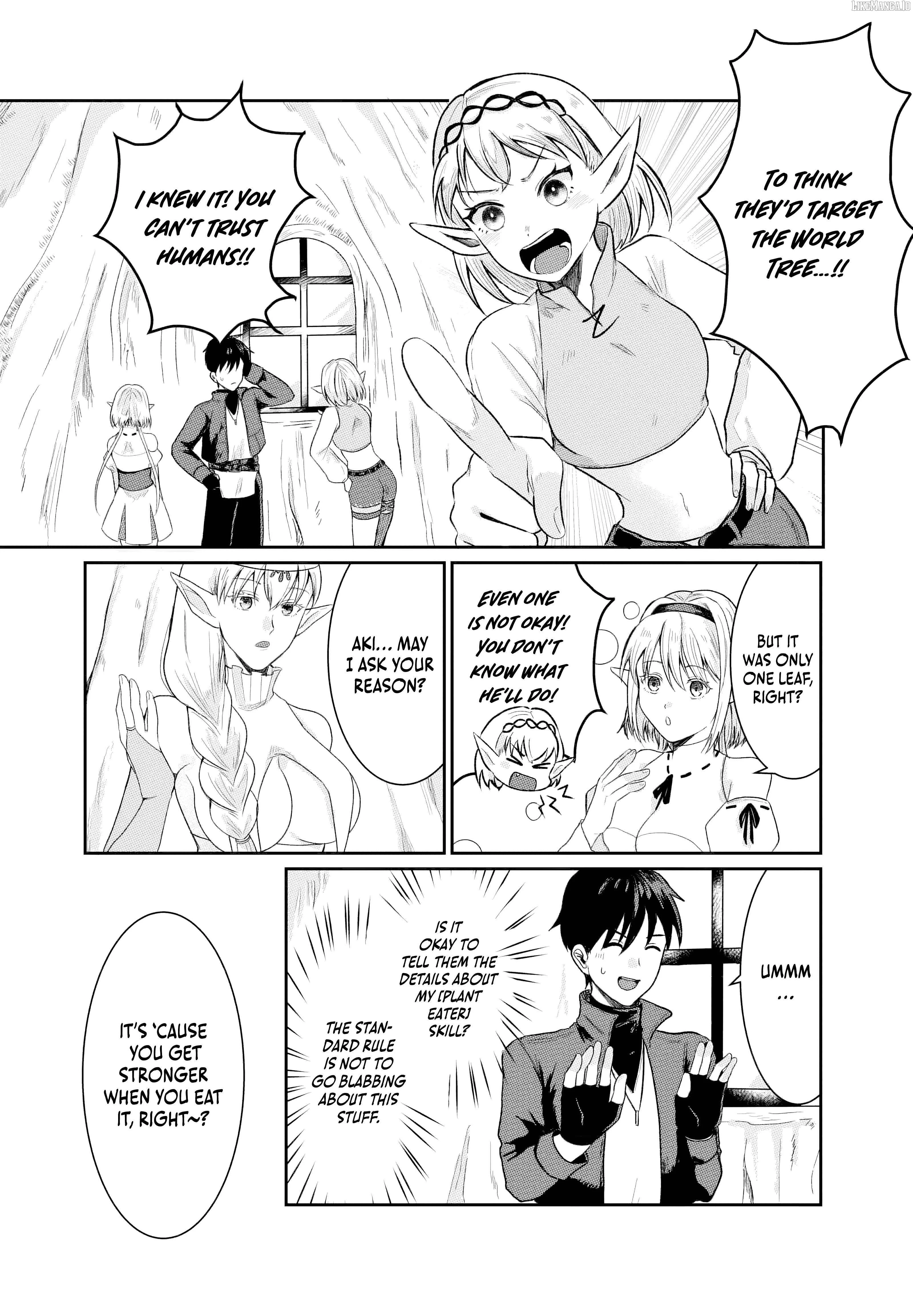 "Sono Hen no Kusa demo Kuttoke" to Tsuihou Sareta Munou Skill [Shokubutsugui] Mochi Tenseisha, Elf no Sato de Maboroshi no Shokubutsu o Tabete Musou Suru Chapter 3 page 12