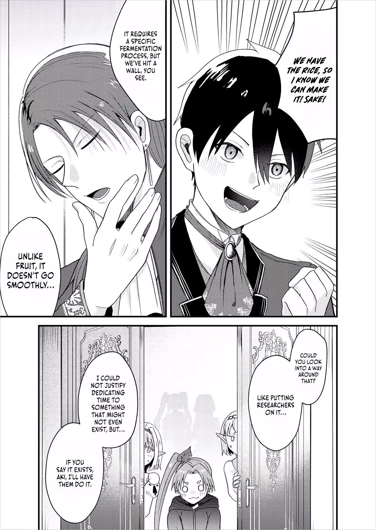 "Sono Hen no Kusa demo Kuttoke" to Tsuihou Sareta Munou Skill [Shokubutsugui] Mochi Tenseisha, Elf no Sato de Maboroshi no Shokubutsu o Tabete Musou Suru Chapter 31 page 4