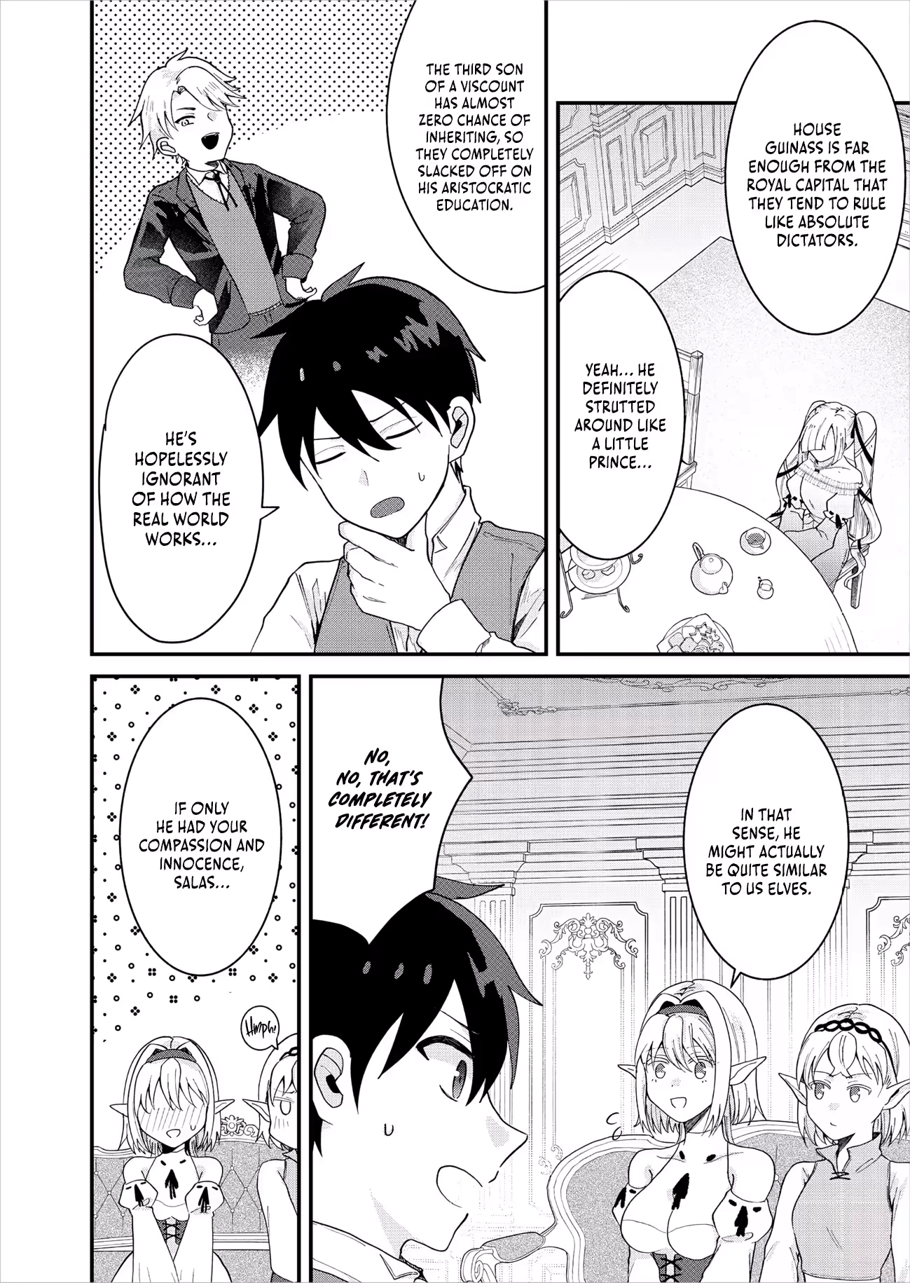 "Sono Hen no Kusa demo Kuttoke" to Tsuihou Sareta Munou Skill [Shokubutsugui] Mochi Tenseisha, Elf no Sato de Maboroshi no Shokubutsu o Tabete Musou Suru Chapter 32 page 13
