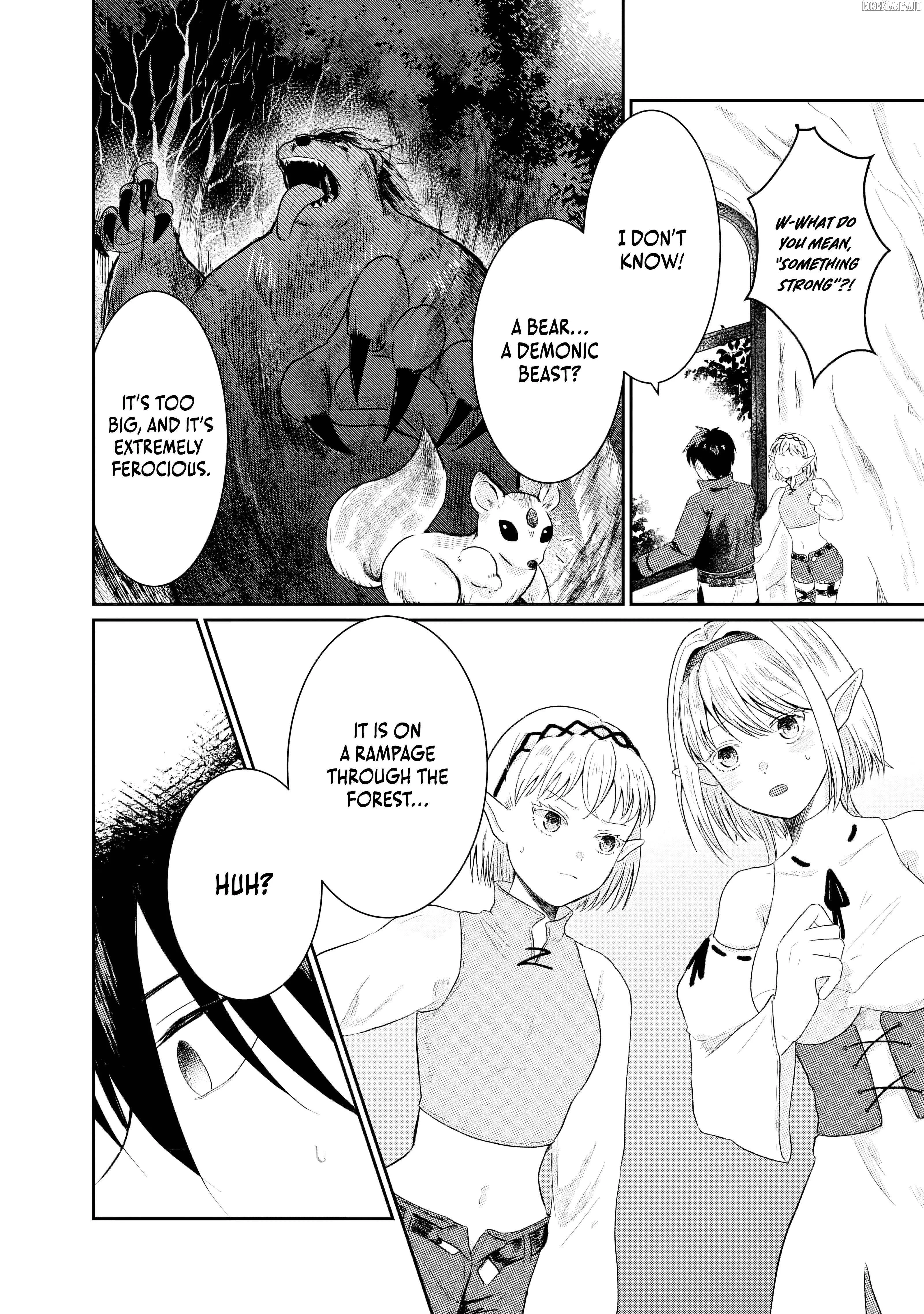 "Sono Hen no Kusa demo Kuttoke" to Tsuihou Sareta Munou Skill [Shokubutsugui] Mochi Tenseisha, Elf no Sato de Maboroshi no Shokubutsu o Tabete Musou Suru Chapter 4 page 8
