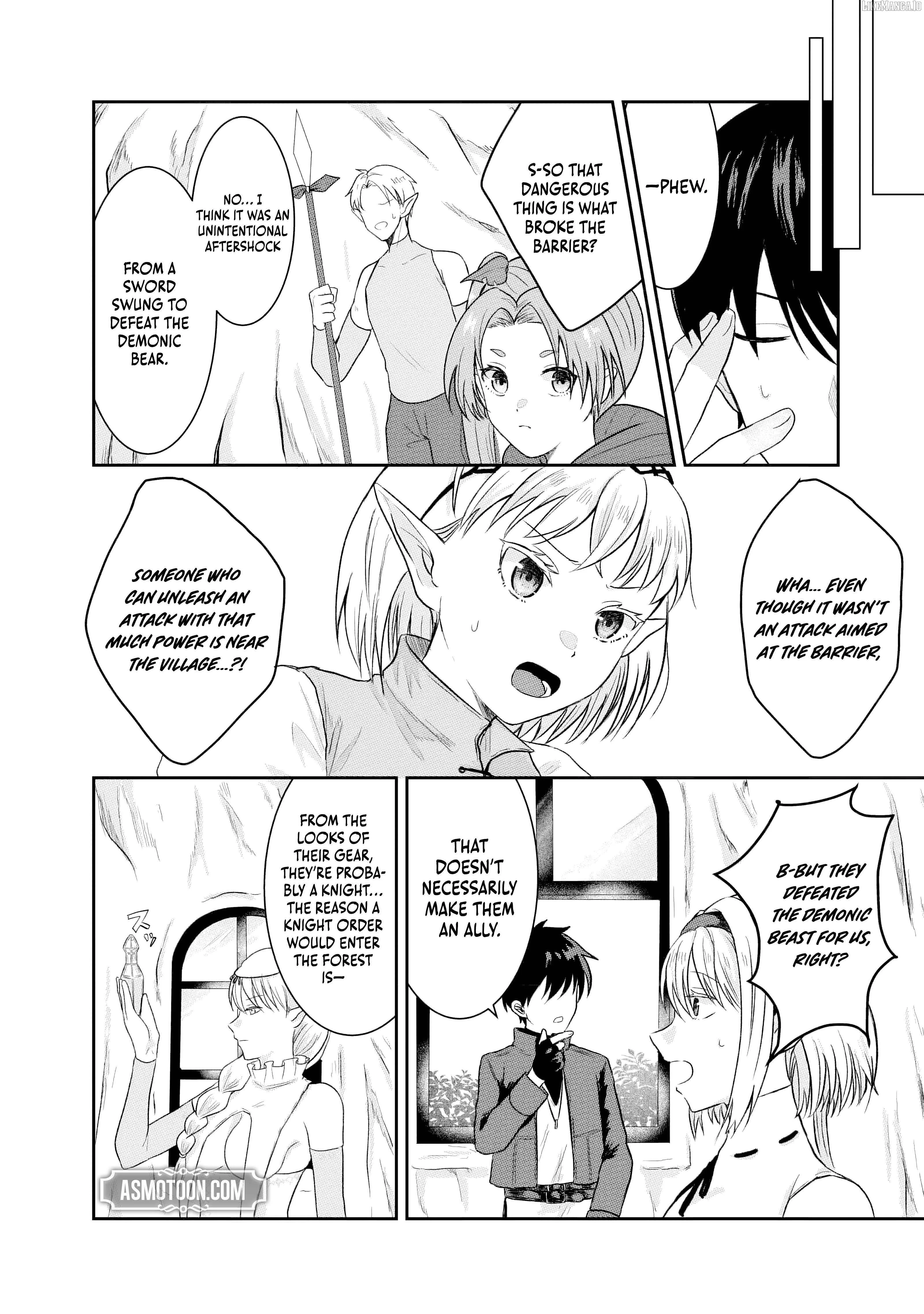 "Sono Hen no Kusa demo Kuttoke" to Tsuihou Sareta Munou Skill [Shokubutsugui] Mochi Tenseisha, Elf no Sato de Maboroshi no Shokubutsu o Tabete Musou Suru Chapter 4 page 12