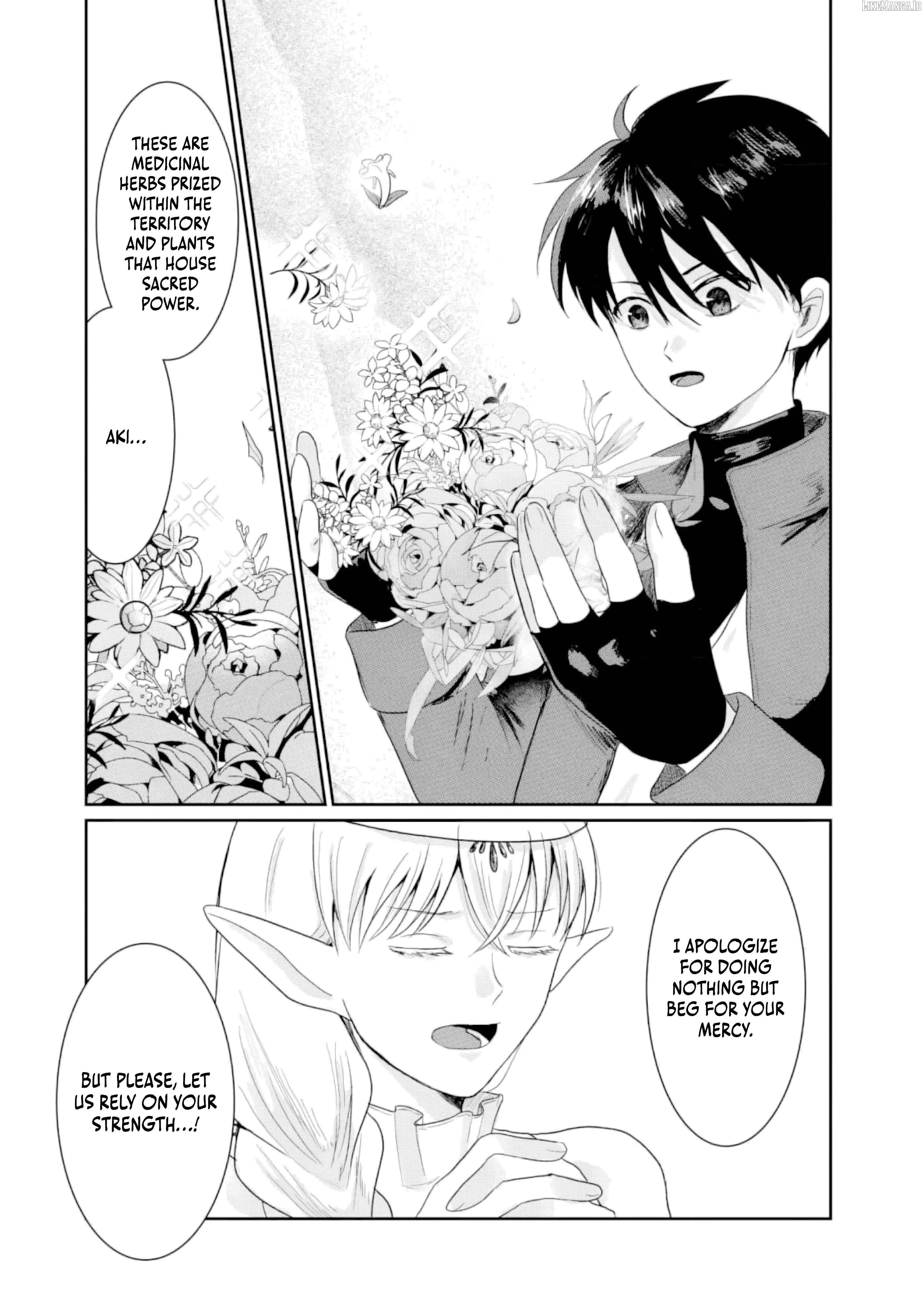 "Sono Hen no Kusa demo Kuttoke" to Tsuihou Sareta Munou Skill [Shokubutsugui] Mochi Tenseisha, Elf no Sato de Maboroshi no Shokubutsu o Tabete Musou Suru Chapter 4 page 16