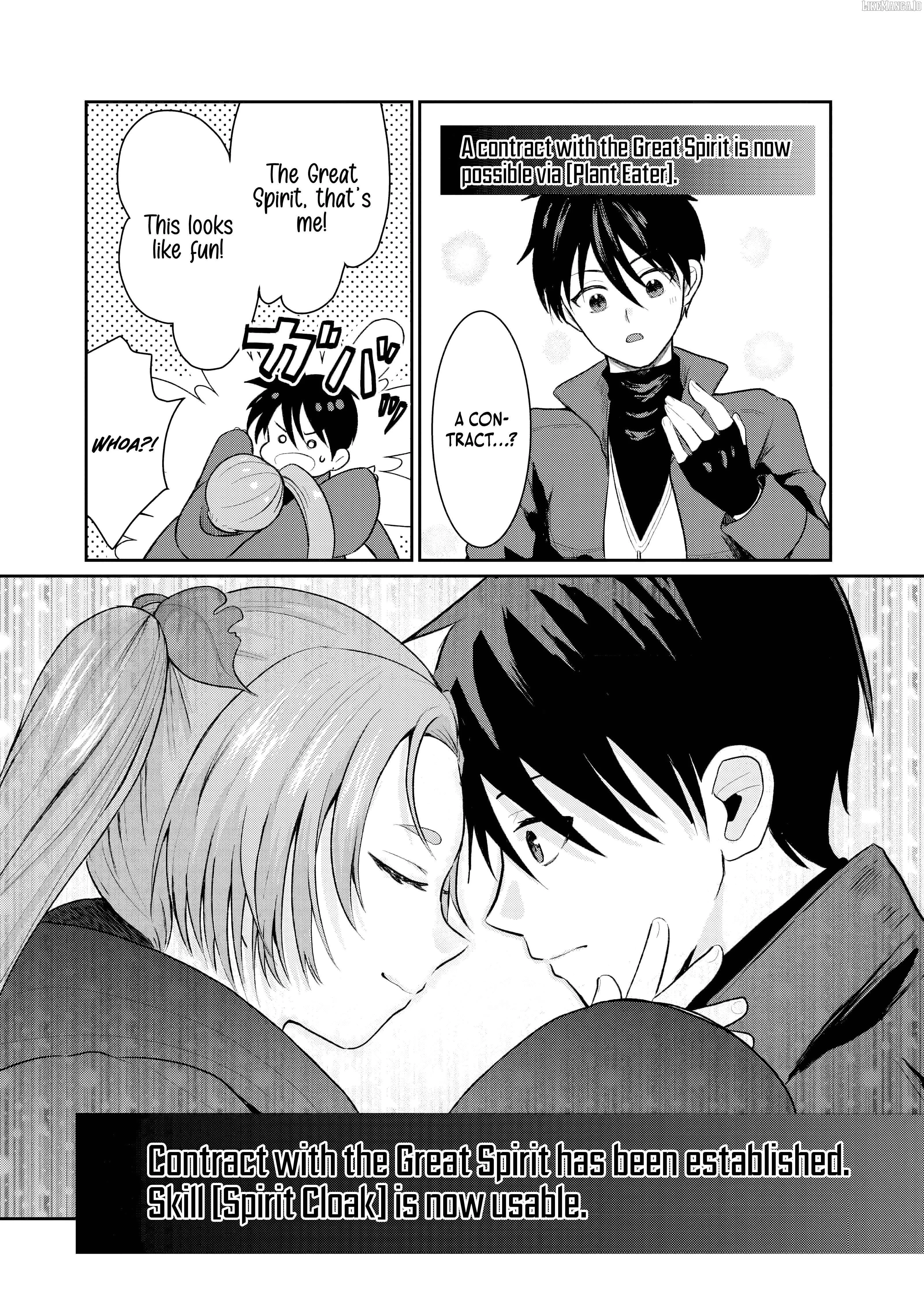 "Sono Hen no Kusa demo Kuttoke" to Tsuihou Sareta Munou Skill [Shokubutsugui] Mochi Tenseisha, Elf no Sato de Maboroshi no Shokubutsu o Tabete Musou Suru Chapter 5 page 11