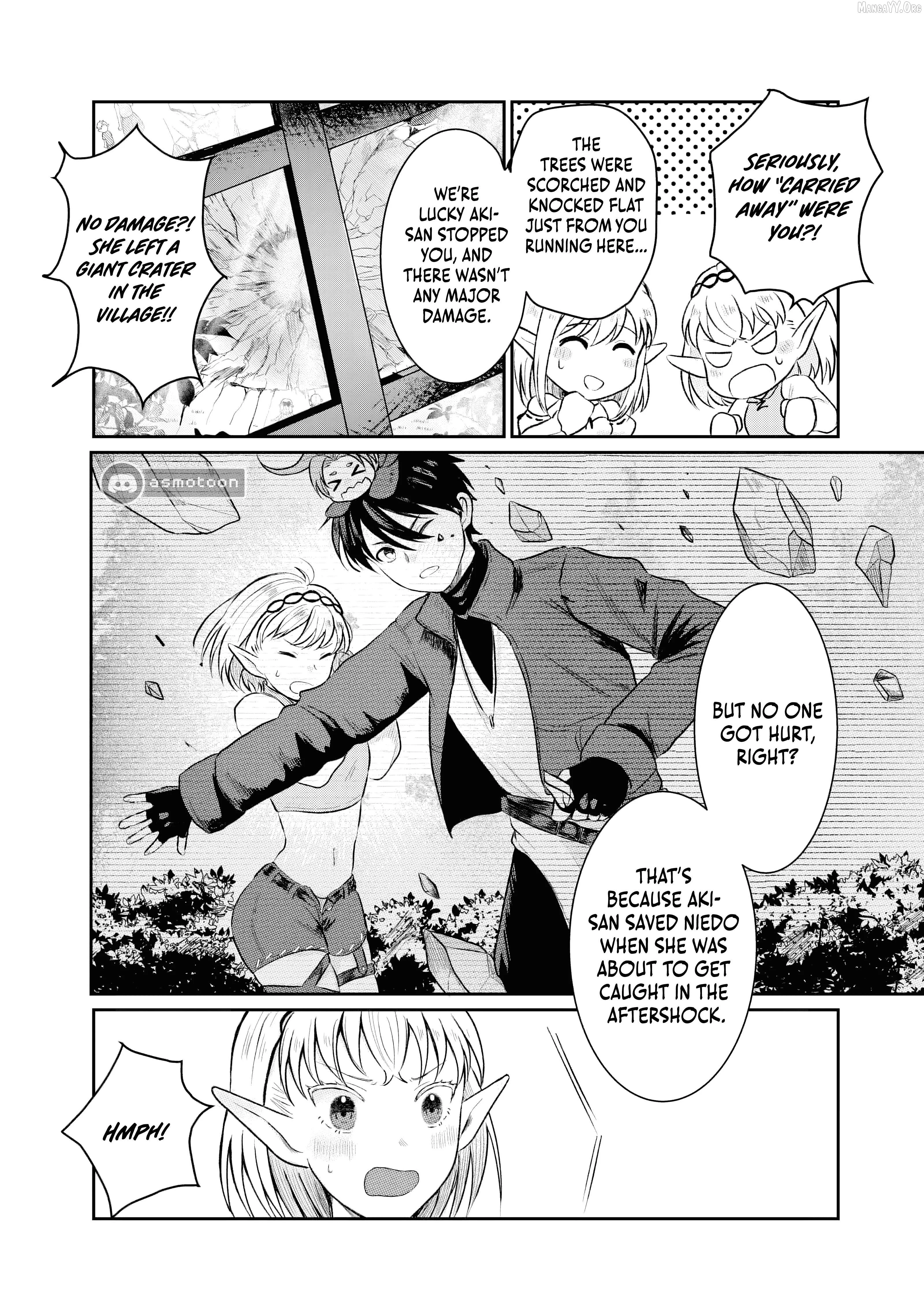 "Sono Hen no Kusa demo Kuttoke" to Tsuihou Sareta Munou Skill [Shokubutsugui] Mochi Tenseisha, Elf no Sato de Maboroshi no Shokubutsu o Tabete Musou Suru Chapter 6 page 4
