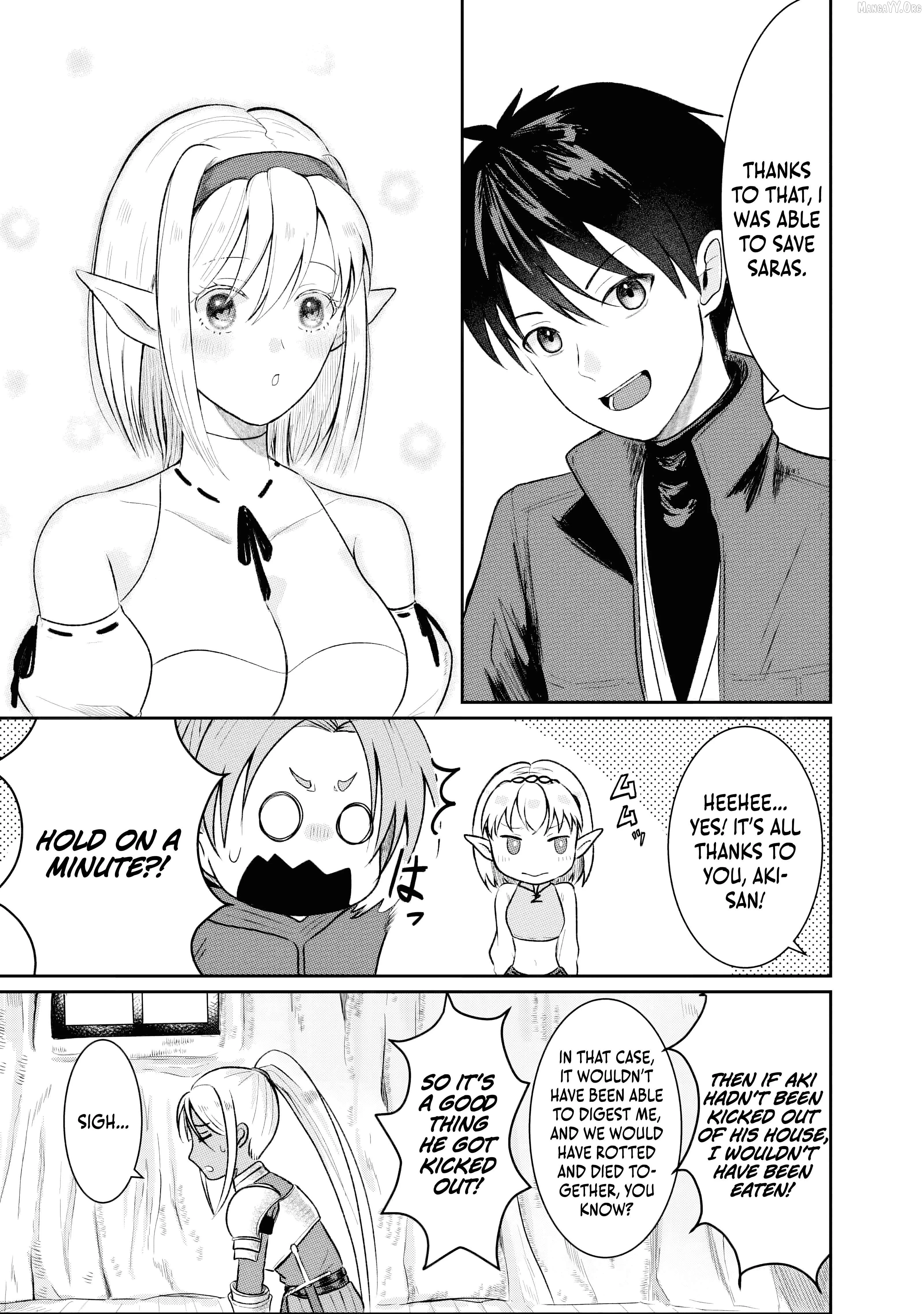 "Sono Hen no Kusa demo Kuttoke" to Tsuihou Sareta Munou Skill [Shokubutsugui] Mochi Tenseisha, Elf no Sato de Maboroshi no Shokubutsu o Tabete Musou Suru Chapter 7 page 4
