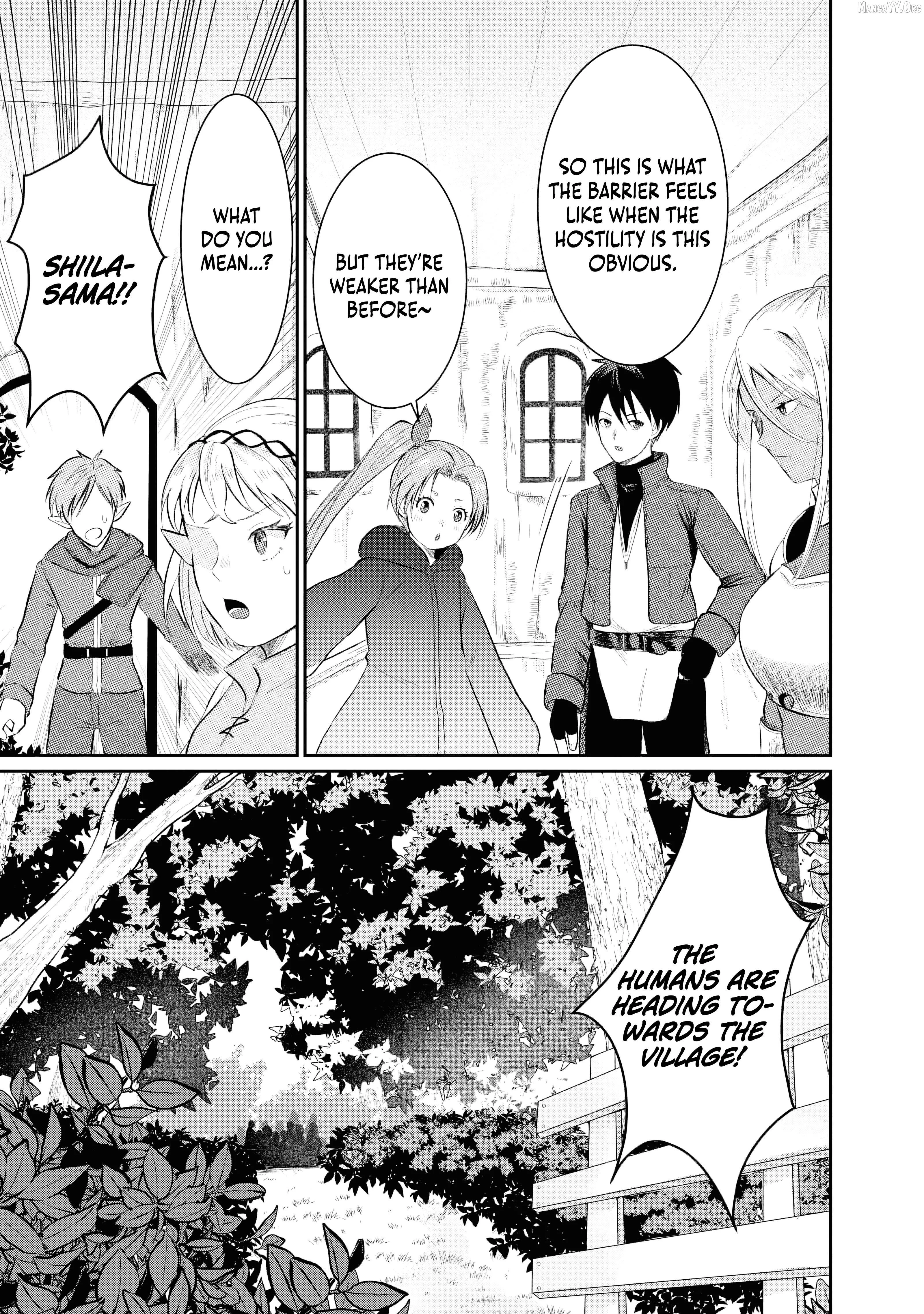 "Sono Hen no Kusa demo Kuttoke" to Tsuihou Sareta Munou Skill [Shokubutsugui] Mochi Tenseisha, Elf no Sato de Maboroshi no Shokubutsu o Tabete Musou Suru Chapter 7 page 14