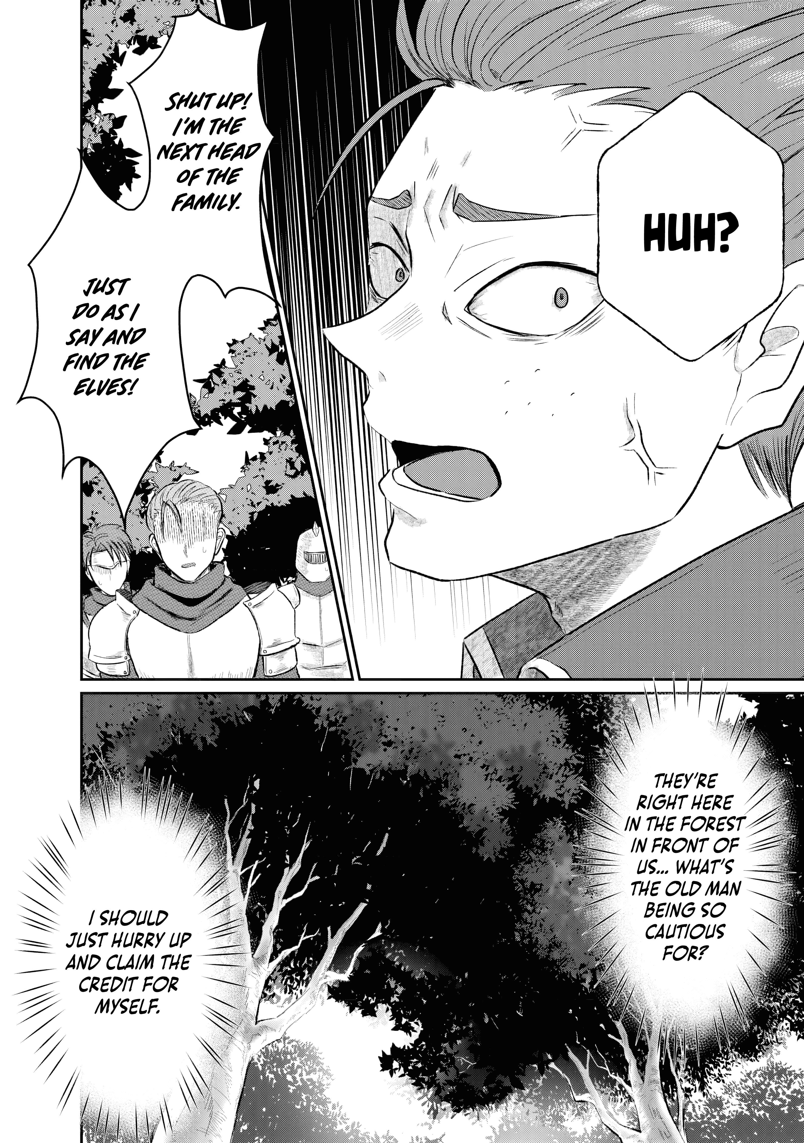 "Sono Hen no Kusa demo Kuttoke" to Tsuihou Sareta Munou Skill [Shokubutsugui] Mochi Tenseisha, Elf no Sato de Maboroshi no Shokubutsu o Tabete Musou Suru Chapter 8 page 4