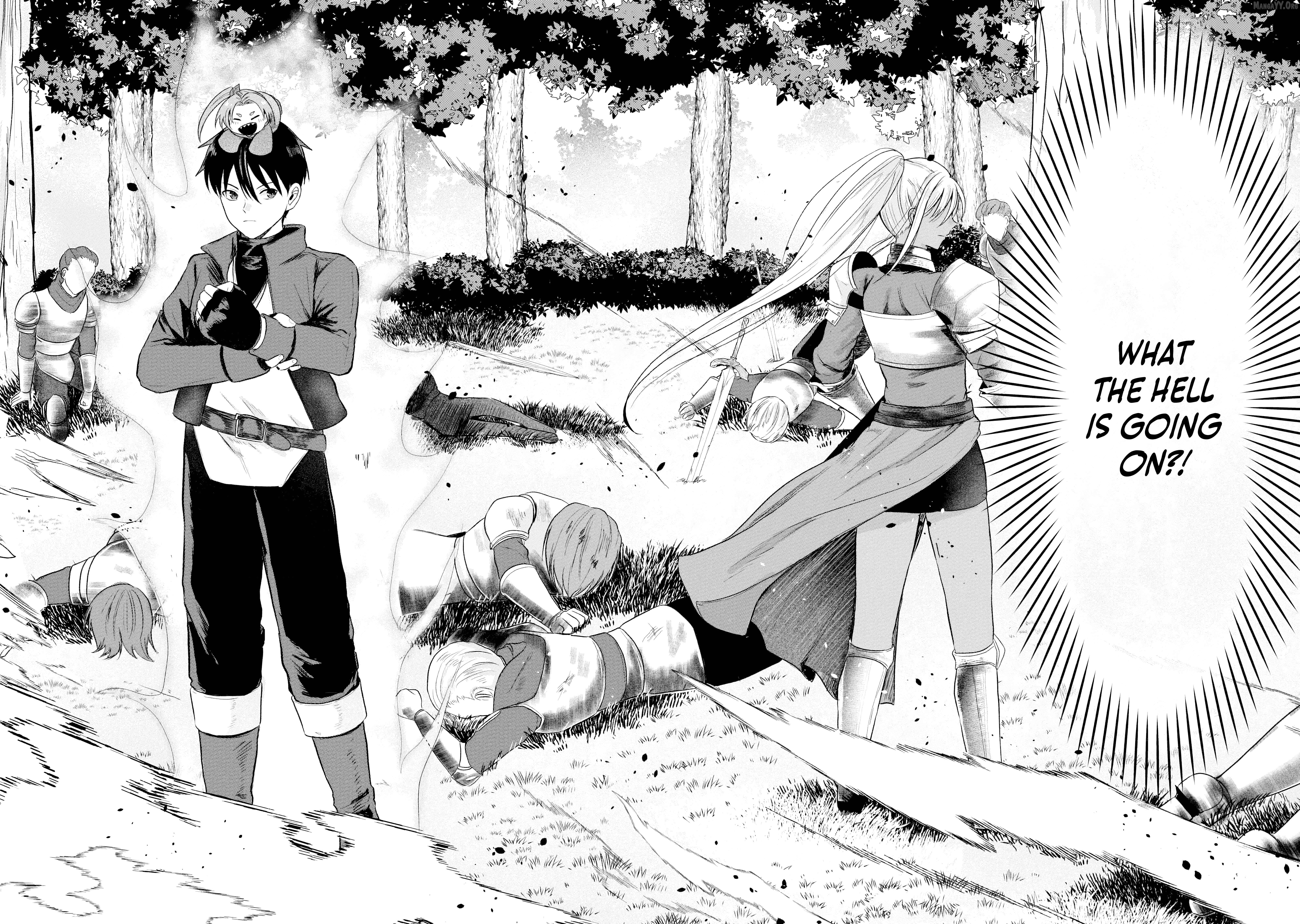 "Sono Hen no Kusa demo Kuttoke" to Tsuihou Sareta Munou Skill [Shokubutsugui] Mochi Tenseisha, Elf no Sato de Maboroshi no Shokubutsu o Tabete Musou Suru Chapter 9 page 3