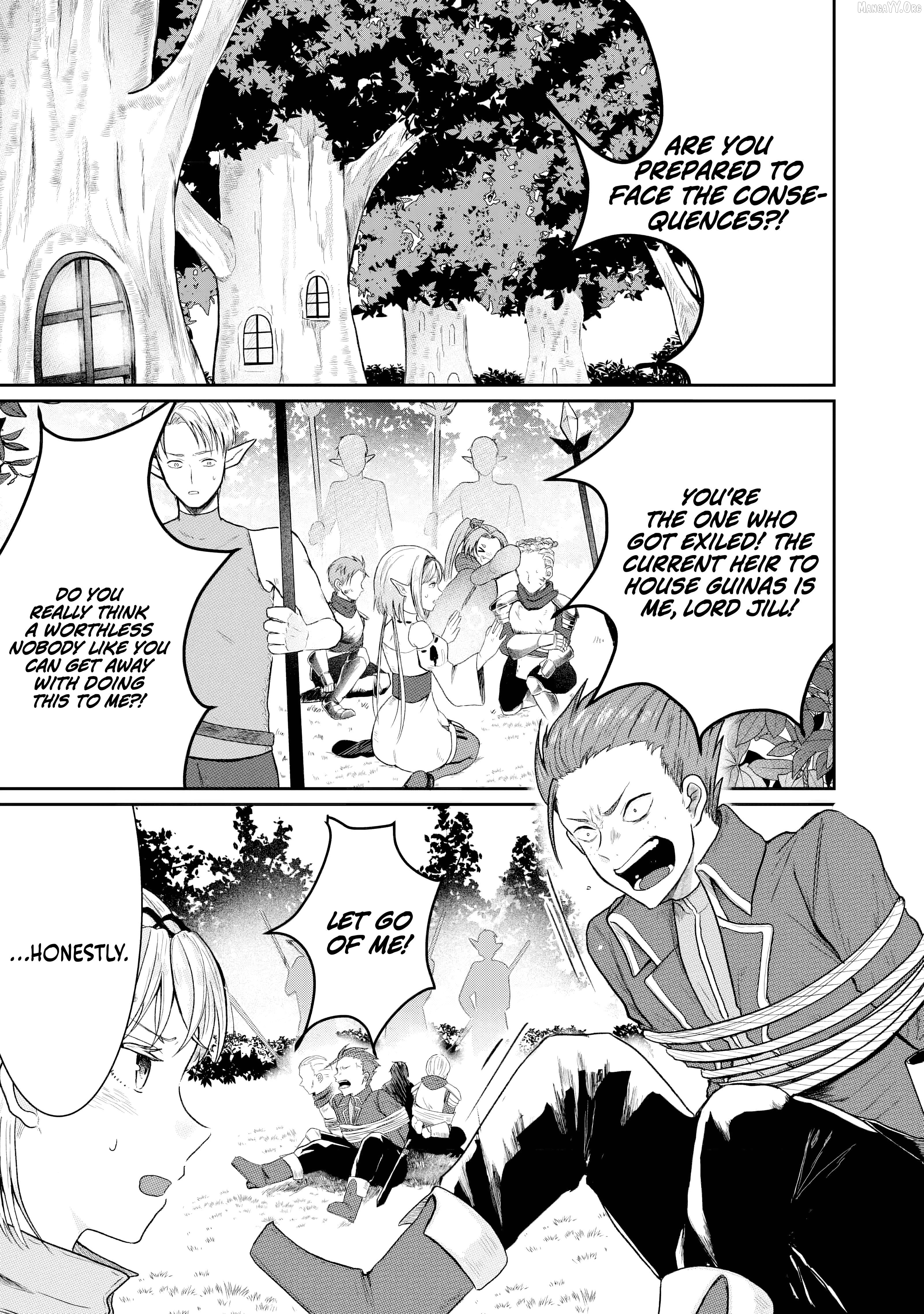 "Sono Hen no Kusa demo Kuttoke" to Tsuihou Sareta Munou Skill [Shokubutsugui] Mochi Tenseisha, Elf no Sato de Maboroshi no Shokubutsu o Tabete Musou Suru Chapter 9 page 5