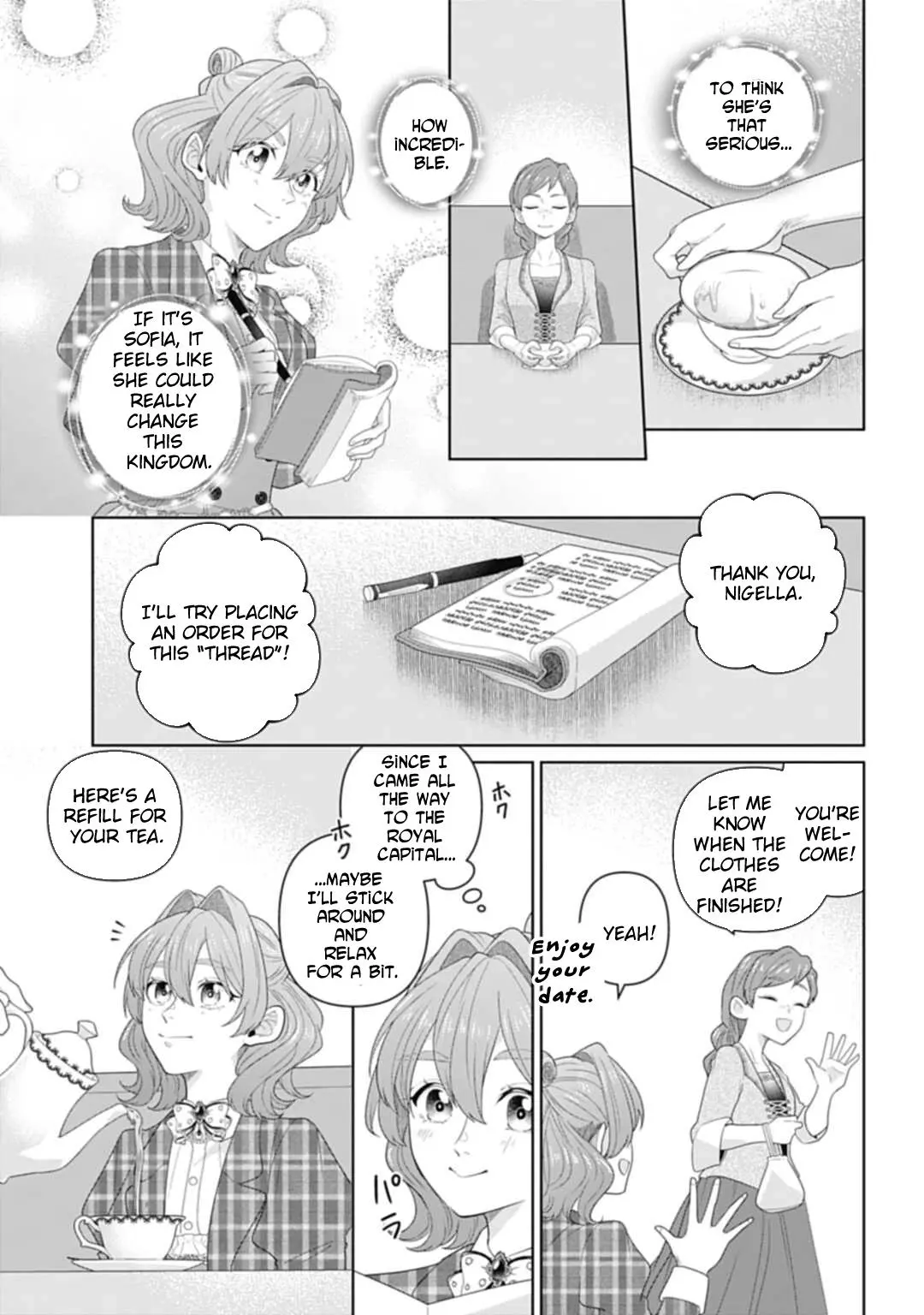 Sophia the Tailor: A Poor Noble Lady Enriching Lives with Modern Clothing Chapter 7 page 9