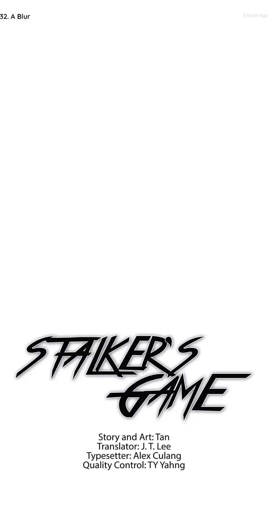 Stalker's Game Chapter 32 page 1