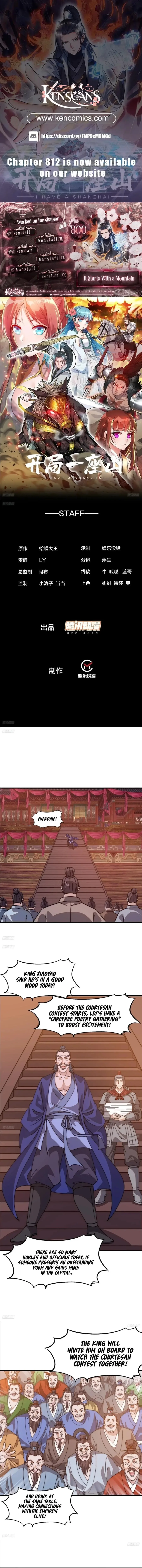 Start a mountain Chapter 800 page 1