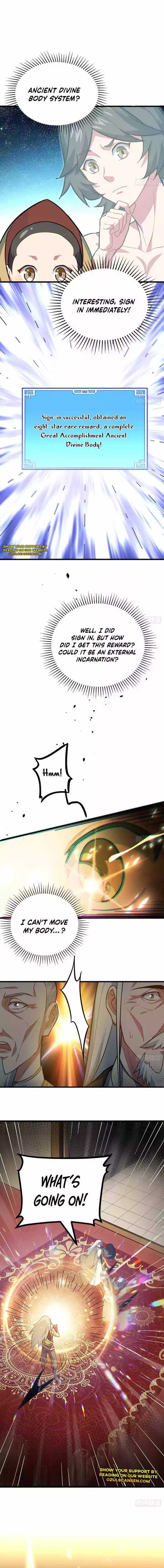 Start by signing in and obtaining the Ancient Divine Body Chapter 1 page 8