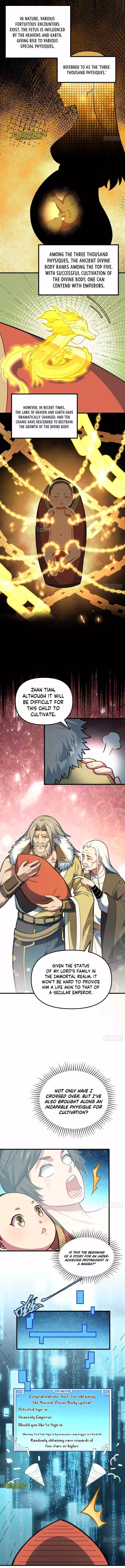 Start by signing in and obtaining the Ancient Divine Body Chapter 1 page 7