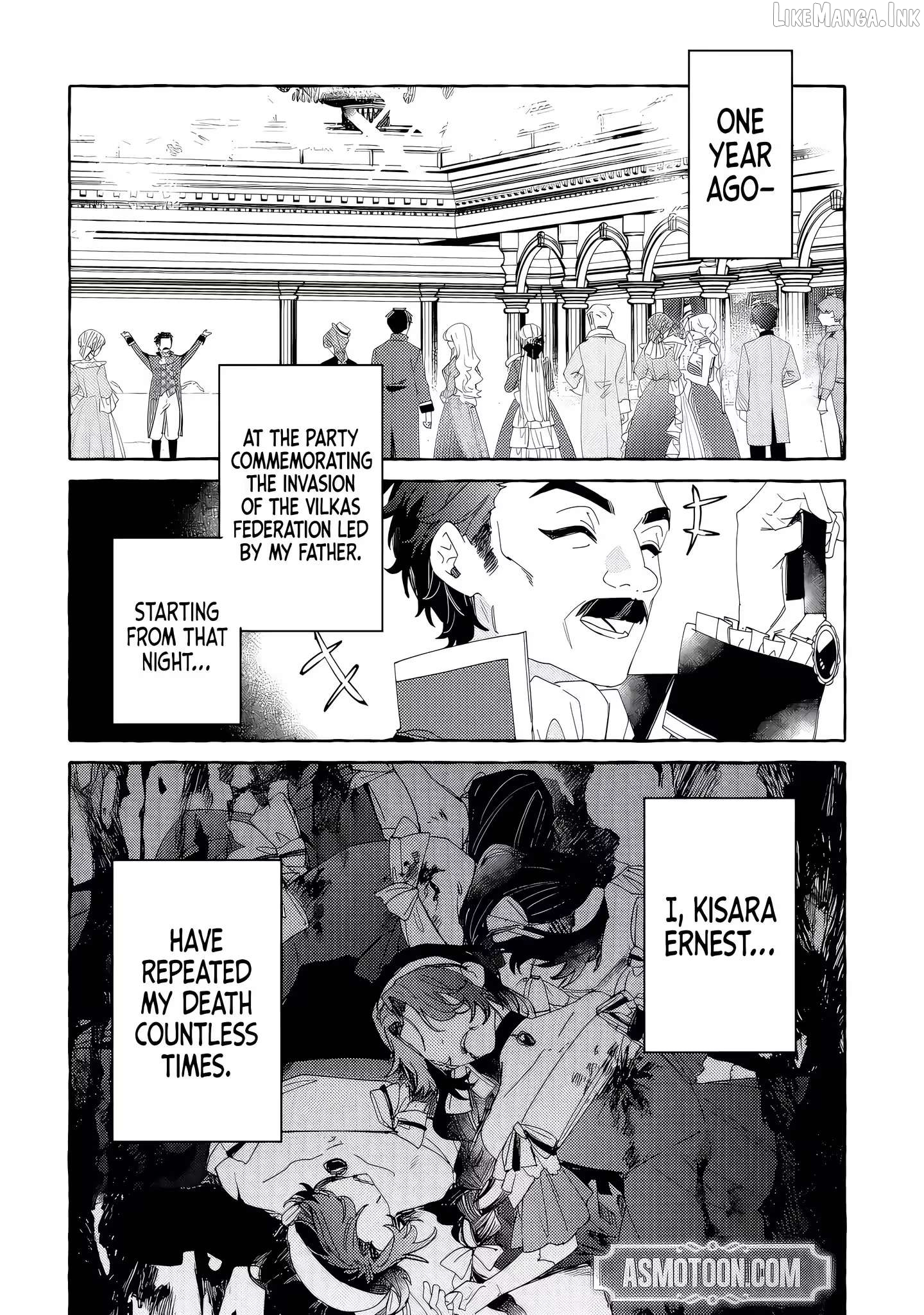 Starting a Revenge Plan With an Assassin: The Time-Looping Noblewoman Aims to Become the Ultimate Villainess Chapter 1 page 8