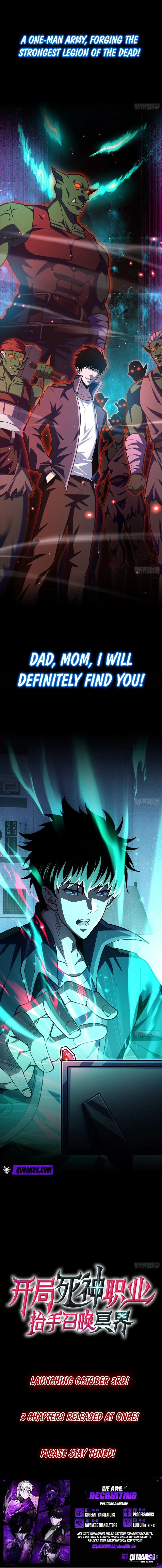Starting as the Reaper: Raising My Hand to Summon the Netherworld Chapter 0 page 3