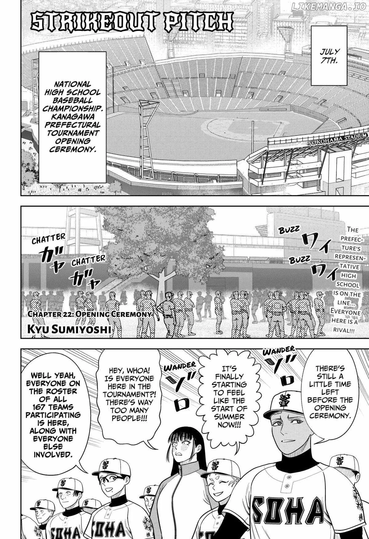 Strikeout Pitch Chapter 22 page 1