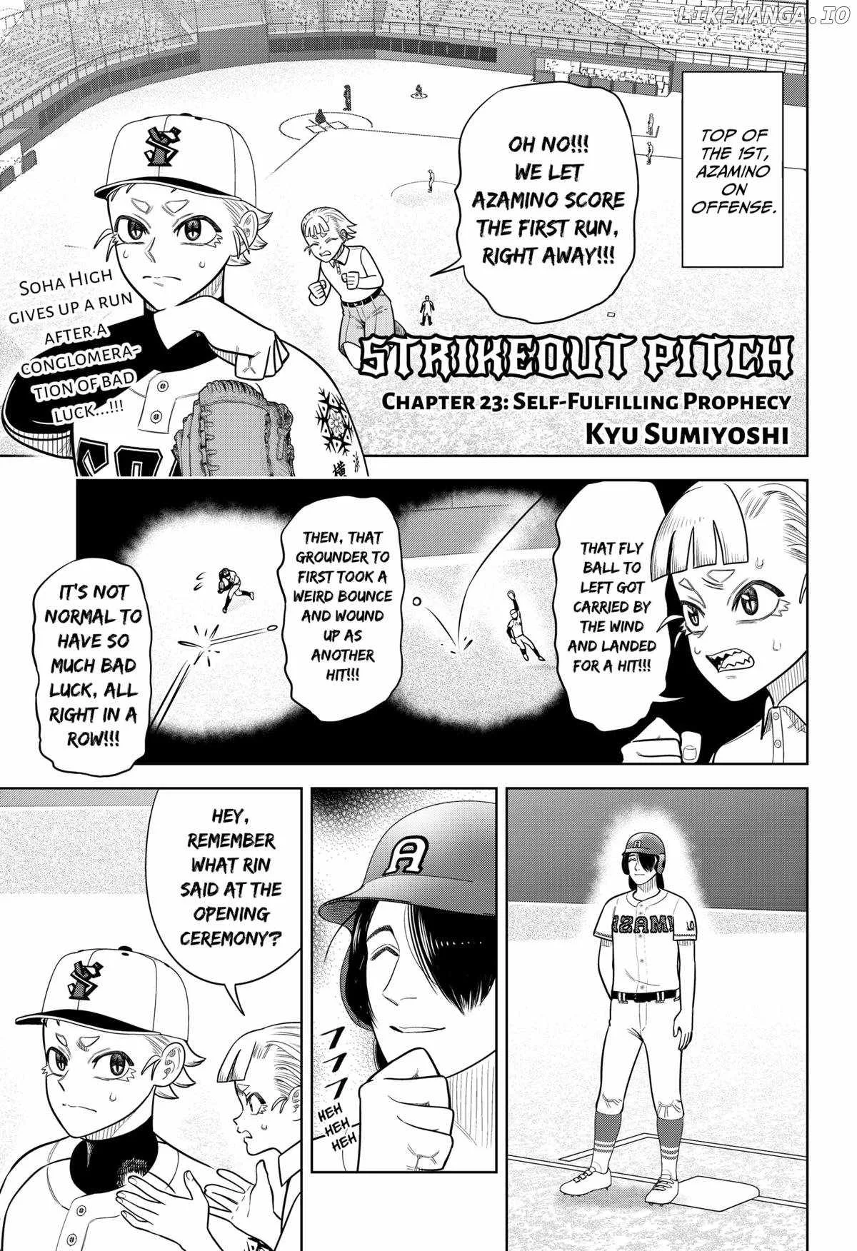 Strikeout Pitch Chapter 23 page 1