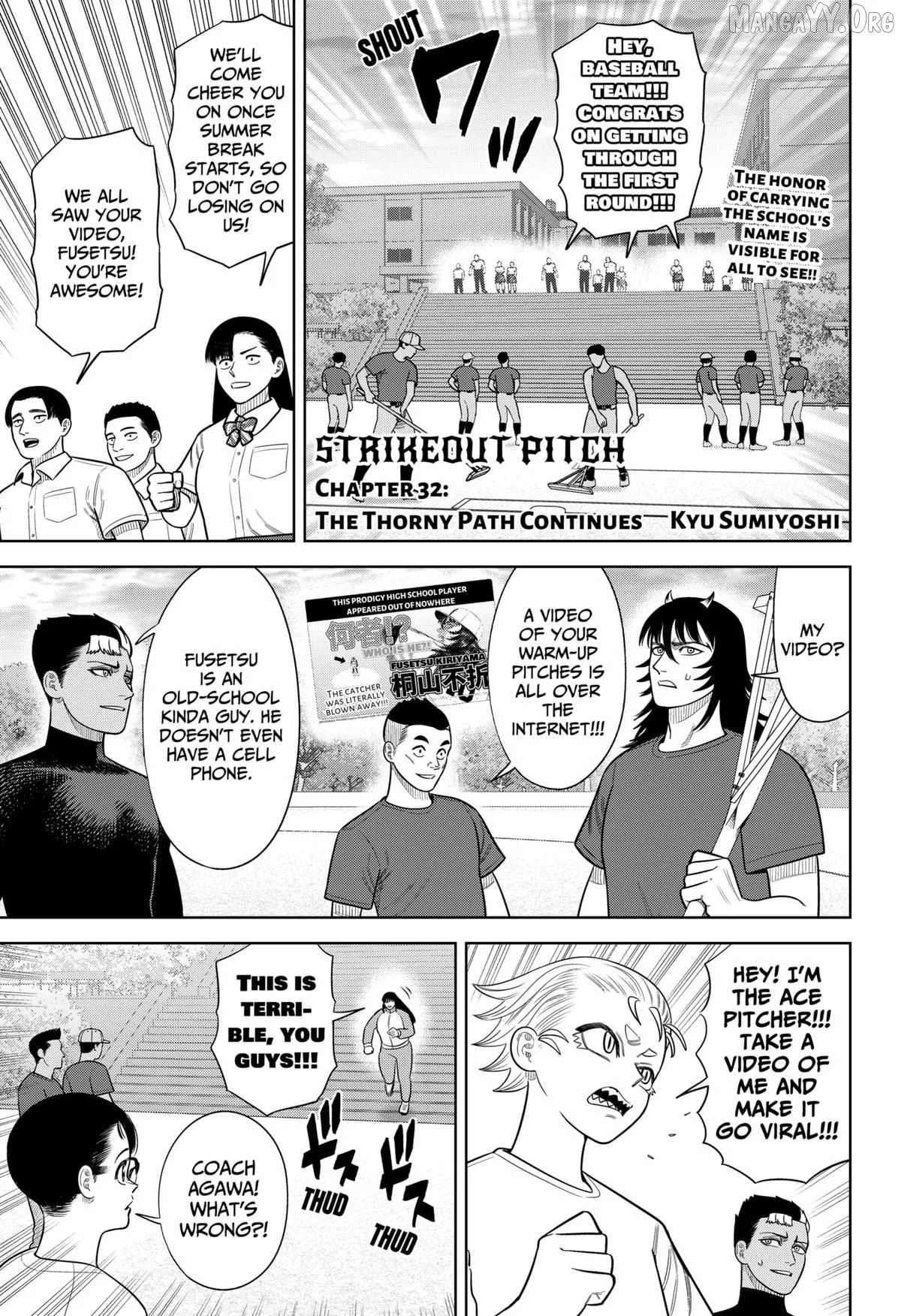 Strikeout Pitch Chapter 32 page 1