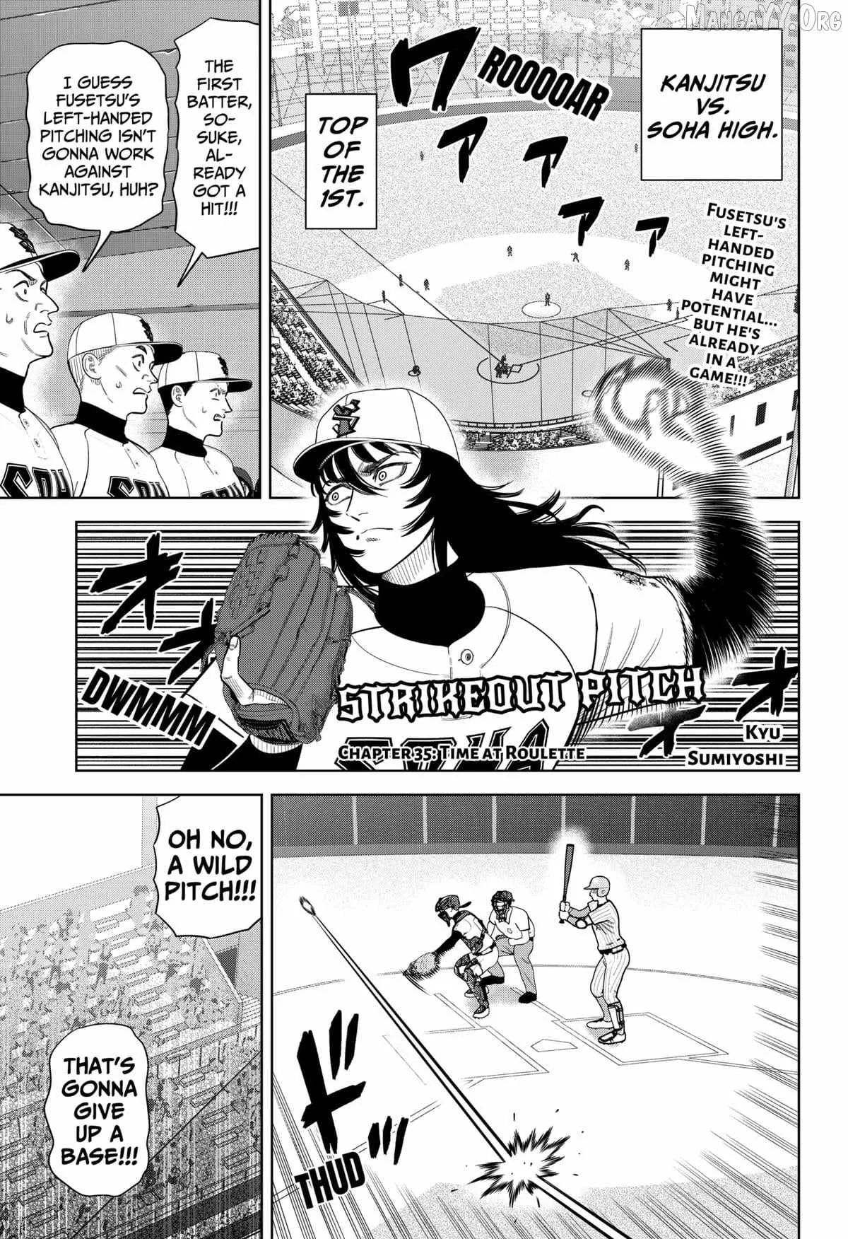 Strikeout Pitch Chapter 35 page 1