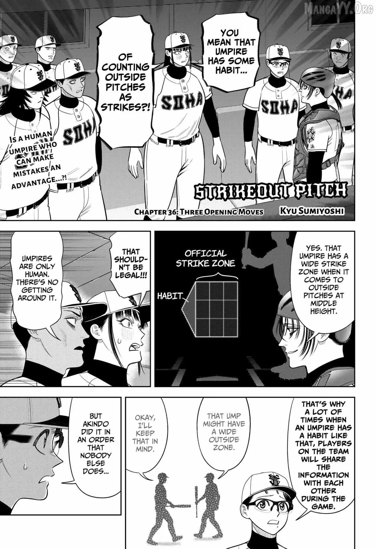 Strikeout Pitch Chapter 36 page 1
