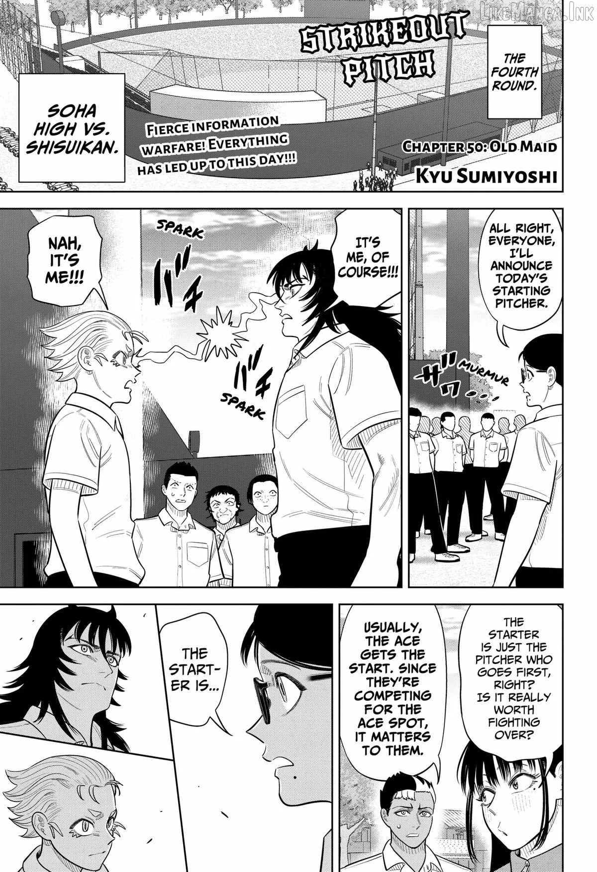 Strikeout Pitch Chapter 50 page 1