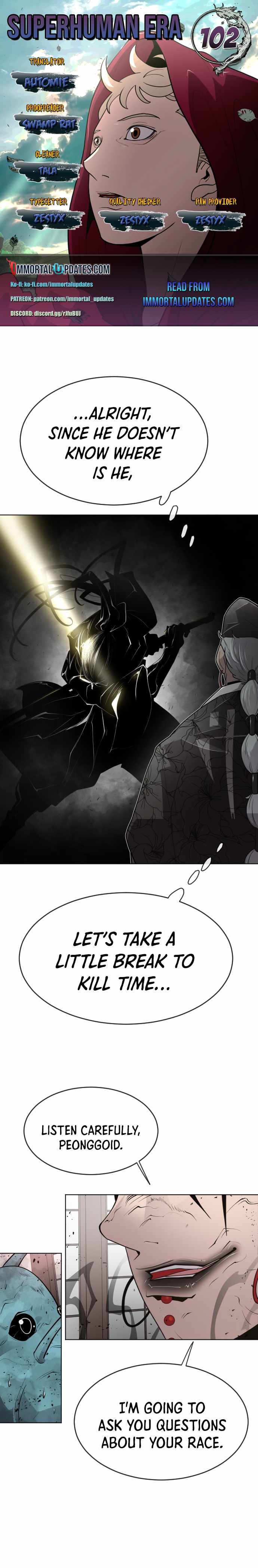 Superhuman Era Chapter 102 page 1