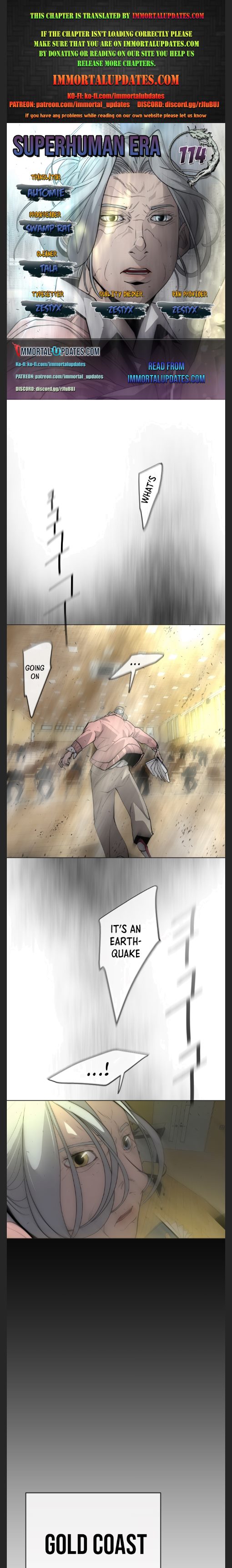 Superhuman Era Chapter 114 page 1