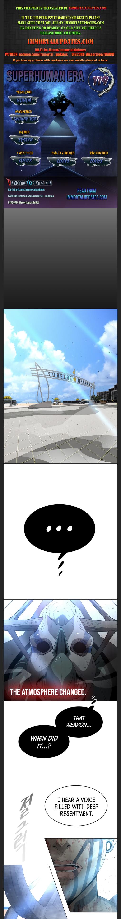 Superhuman Era Chapter 119 page 1