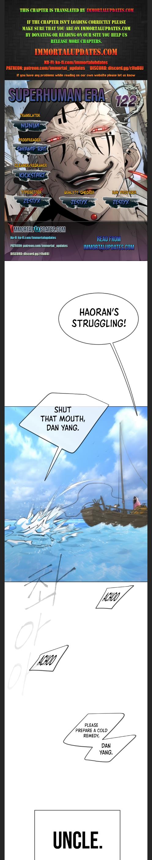Superhuman Era Chapter 122 page 1