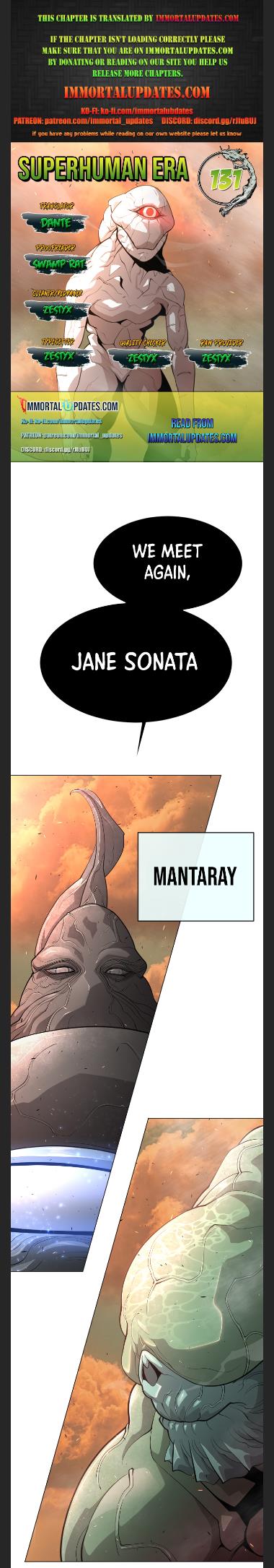 Superhuman Era Chapter 131 page 1