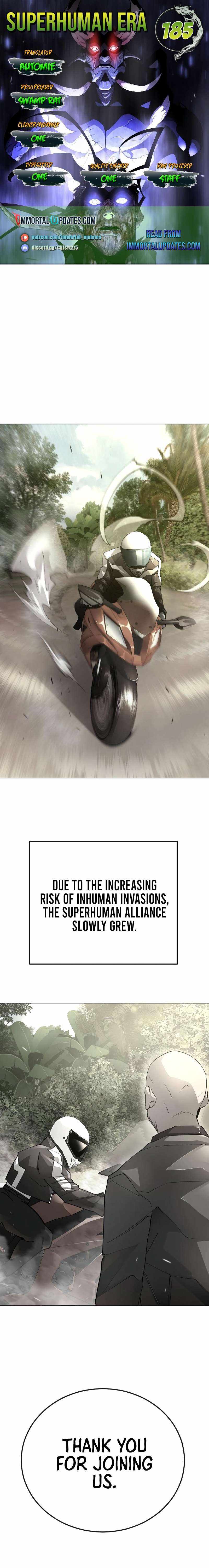 Superhuman Era Chapter 185 page 1