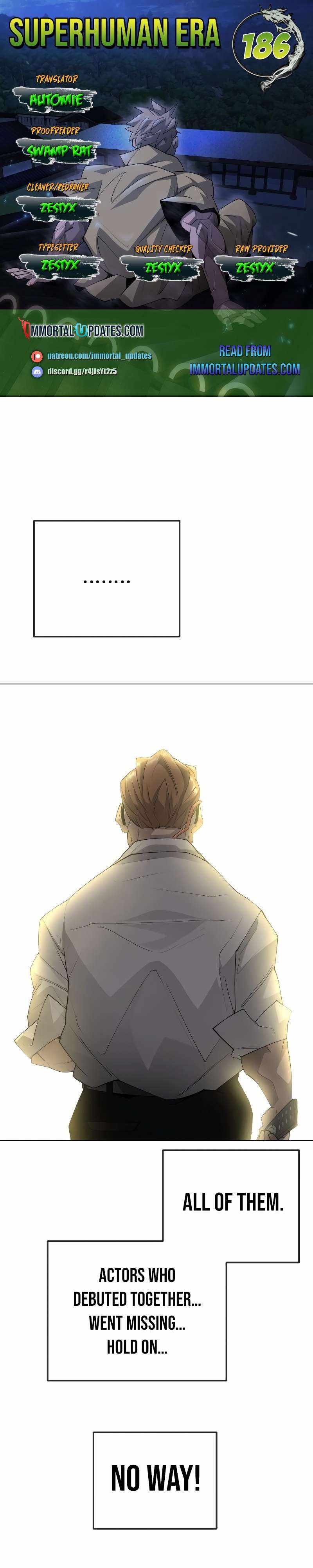 Superhuman Era Chapter 186 page 1