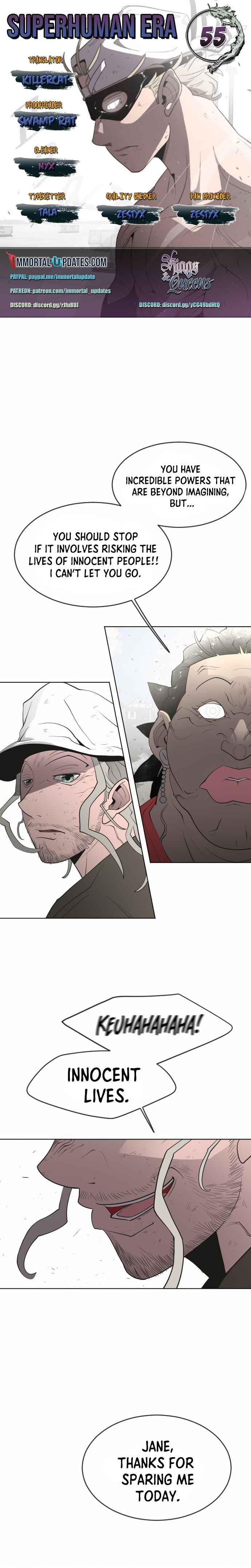 Superhuman Era Chapter 55 page 1