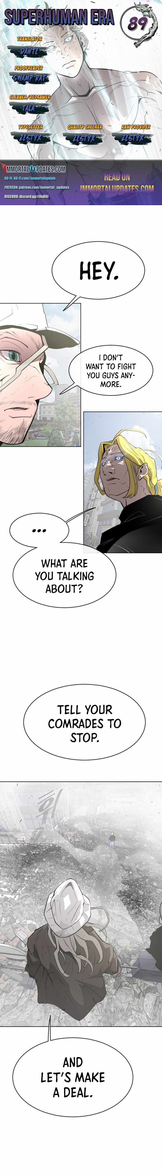 Superhuman Era Chapter 89 page 1