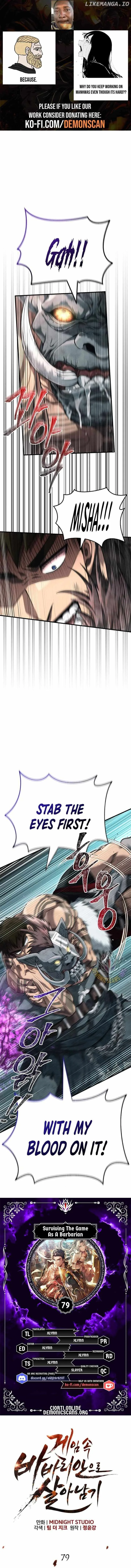 Surviving The Game as a Barbarian Chapter 79 page 1