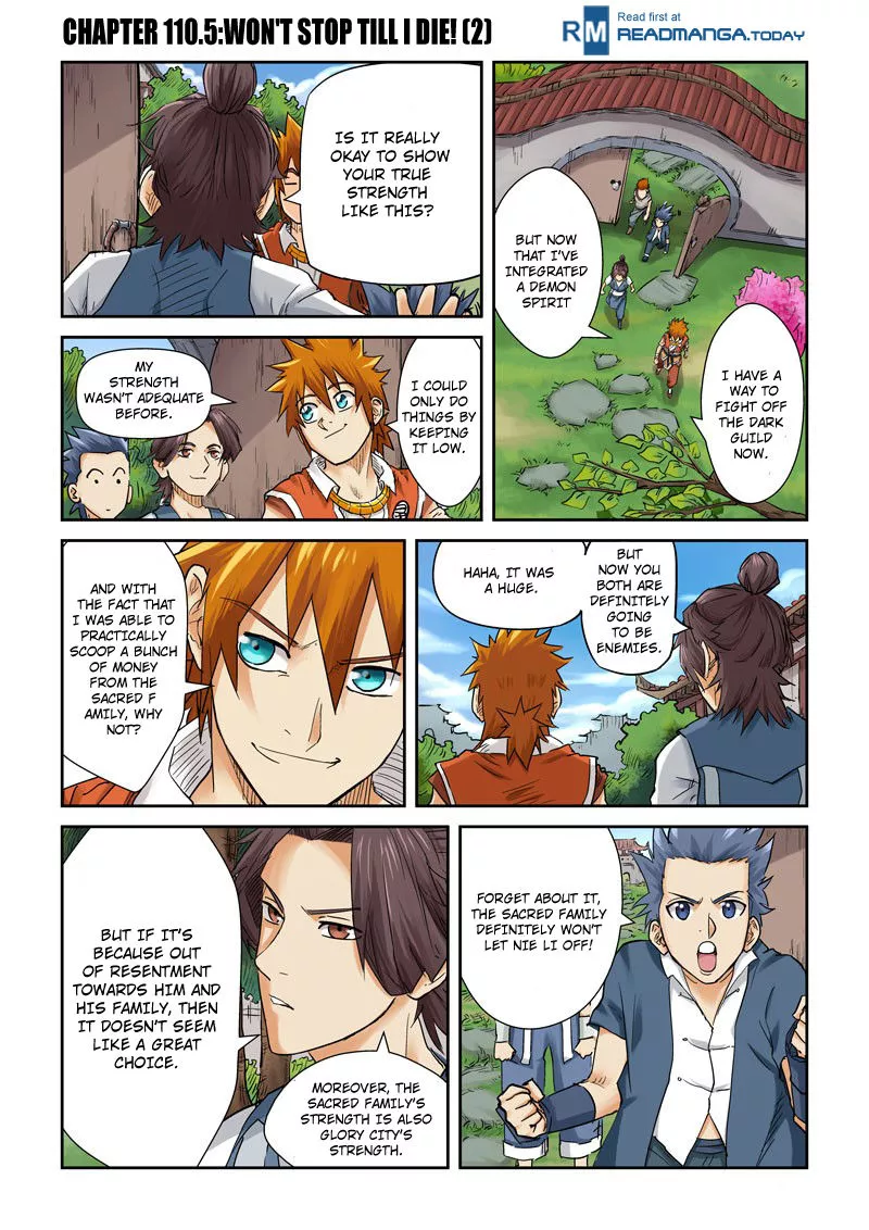 Tales of Demons and Gods Chapter 110.5 page 1