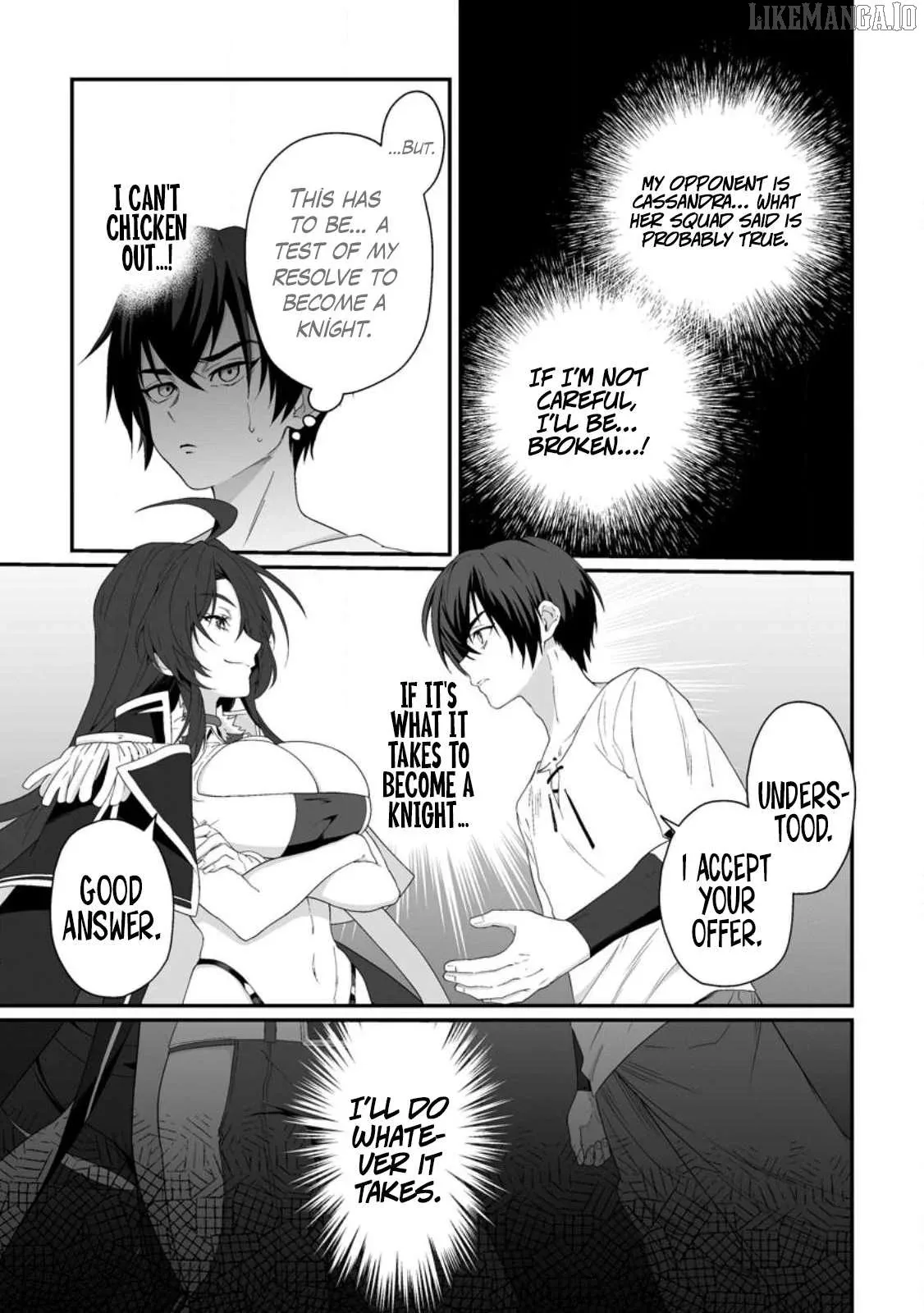 Teisou Gyakuten Sekai De Yuiitsu No Otoko Kishi No Ore, Onna Kishi Gakuen Ni Nyuugaku Shitara Nazeka Eiyou Atsukai Sareta ~Zetsurin Skill De Harem Musou~ Chapter 1 page 15