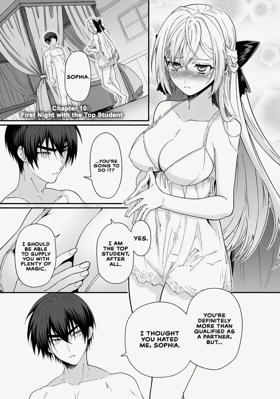 Teisou Gyakuten Sekai De Yuiitsu No Otoko Kishi No Ore, Onna Kishi Gakuen Ni Nyuugaku Shitara Nazeka Eiyou Atsukai Sareta ~Zetsurin Skill De Harem Musou~ Chapter 10 page 1