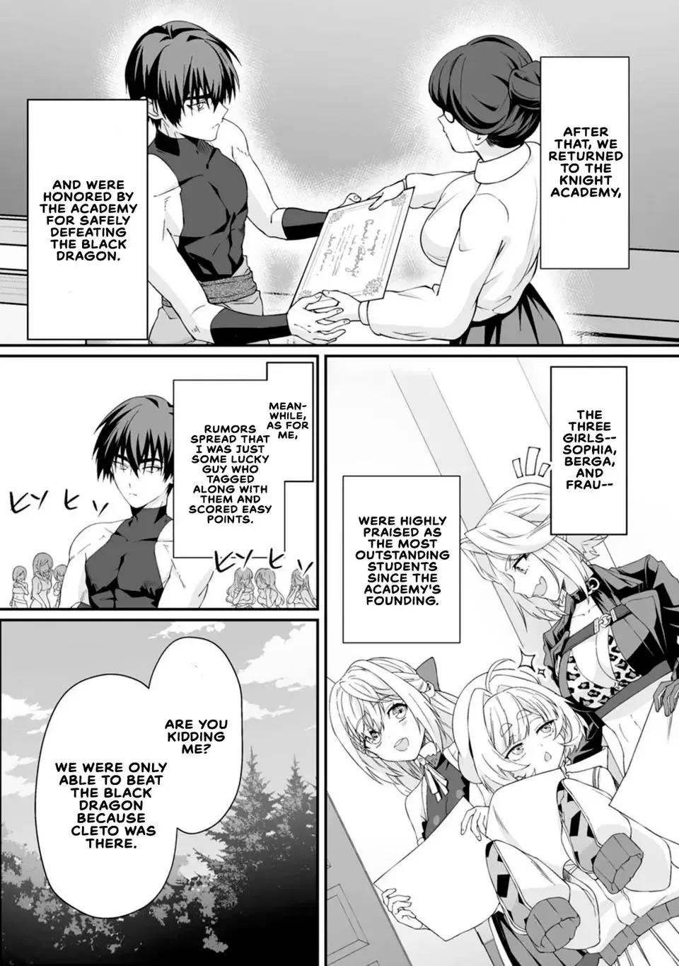 Teisou Gyakuten Sekai De Yuiitsu No Otoko Kishi No Ore, Onna Kishi Gakuen Ni Nyuugaku Shitara Nazeka Eiyou Atsukai Sareta ~Zetsurin Skill De Harem Musou~ Chapter 10 page 29