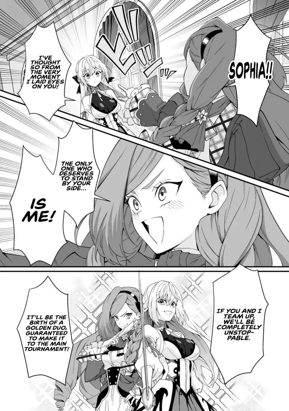 Teisou Gyakuten Sekai De Yuiitsu No Otoko Kishi No Ore, Onna Kishi Gakuen Ni Nyuugaku Shitara Nazeka Eiyou Atsukai Sareta ~Zetsurin Skill De Harem Musou~ Chapter 11.1 page 9