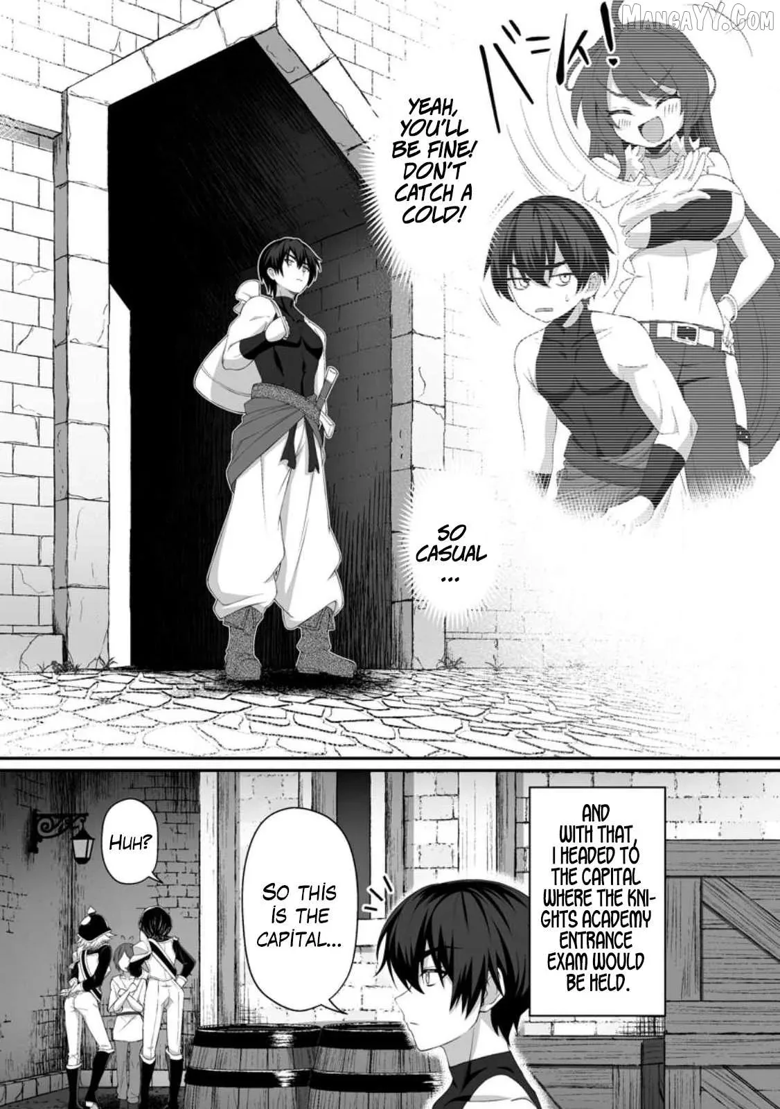 Teisou Gyakuten Sekai De Yuiitsu No Otoko Kishi No Ore, Onna Kishi Gakuen Ni Nyuugaku Shitara Nazeka Eiyou Atsukai Sareta ~Zetsurin Skill De Harem Musou~ Chapter 2.1 page 7