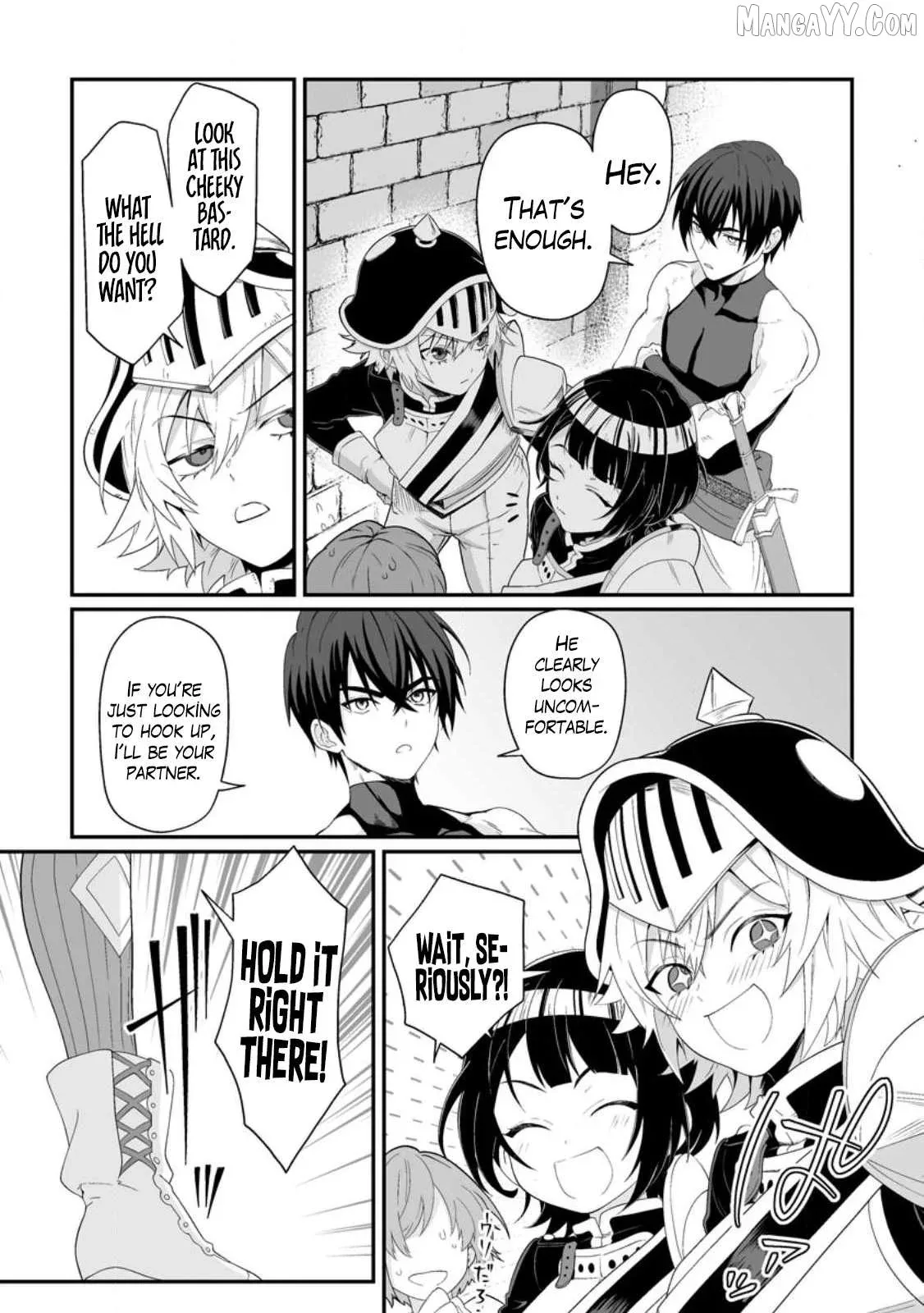 Teisou Gyakuten Sekai De Yuiitsu No Otoko Kishi No Ore, Onna Kishi Gakuen Ni Nyuugaku Shitara Nazeka Eiyou Atsukai Sareta ~Zetsurin Skill De Harem Musou~ Chapter 2.1 page 9