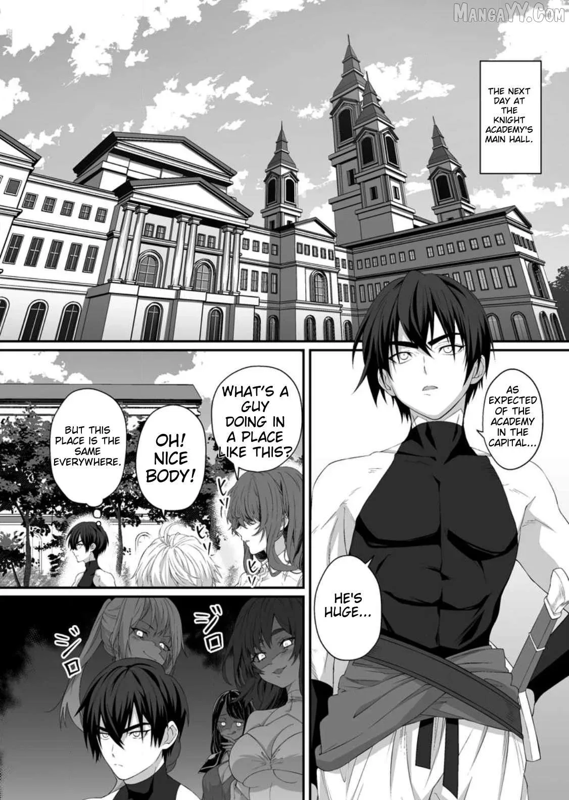 Teisou Gyakuten Sekai De Yuiitsu No Otoko Kishi No Ore, Onna Kishi Gakuen Ni Nyuugaku Shitara Nazeka Eiyou Atsukai Sareta ~Zetsurin Skill De Harem Musou~ Chapter 2.2 page 6