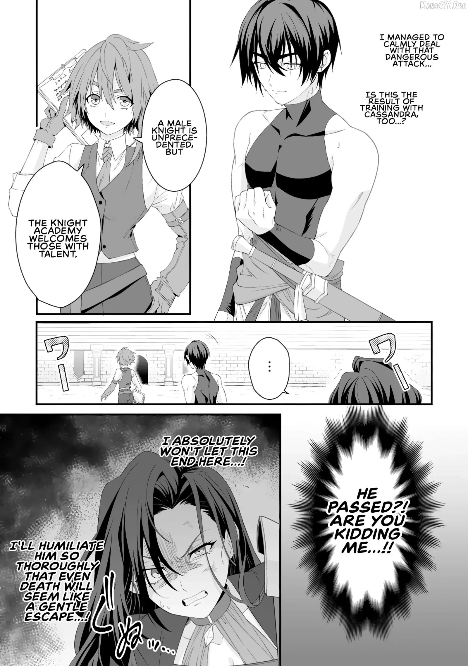 Teisou Gyakuten Sekai De Yuiitsu No Otoko Kishi No Ore, Onna Kishi Gakuen Ni Nyuugaku Shitara Nazeka Eiyou Atsukai Sareta ~Zetsurin Skill De Harem Musou~ Chapter 3 page 11
